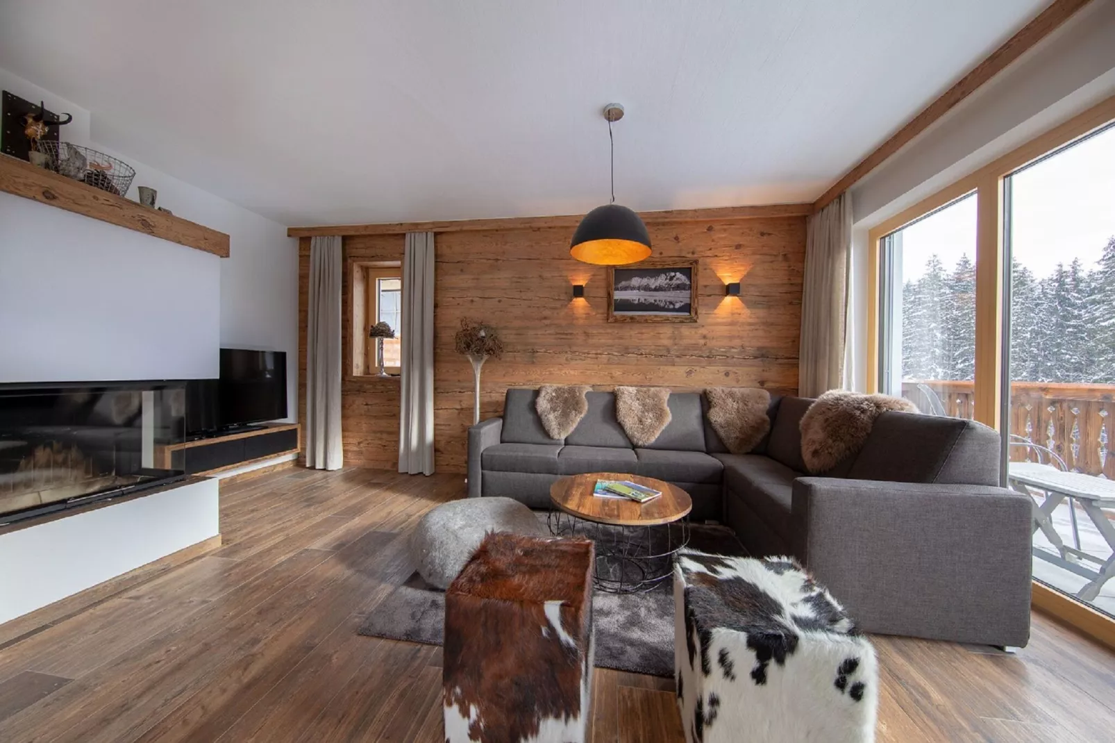 Rossberg Hohe Tauern Chalets -8-Woonkamer
