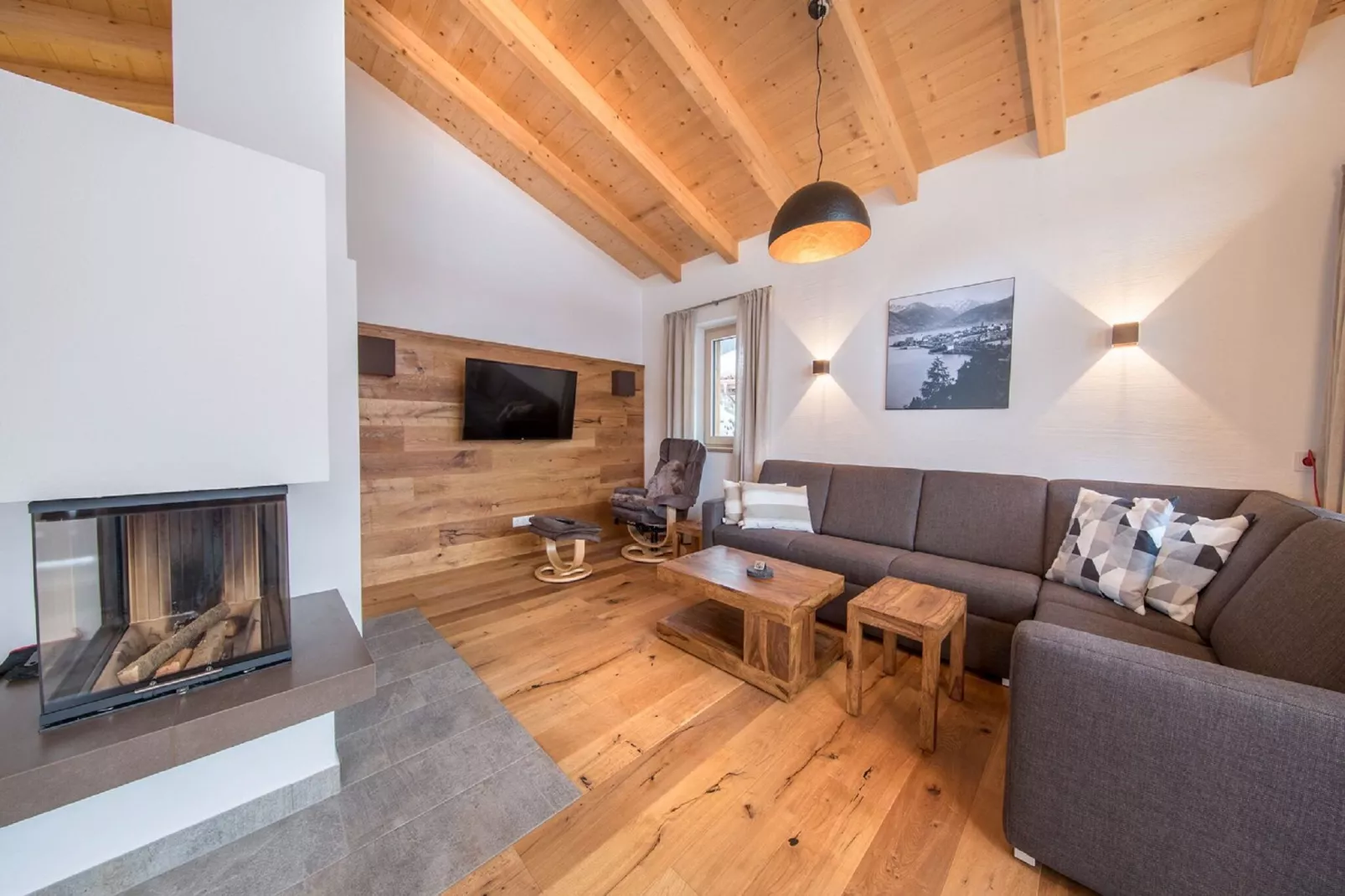 Rossberg Hohe Tauern Chalets -8-Woonkamer