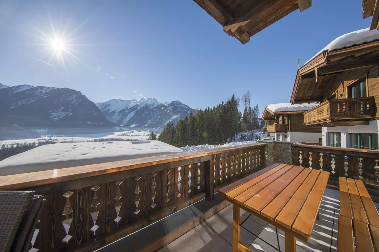 Nationalpark Chalet Tulpspitze-Terrasbalkon