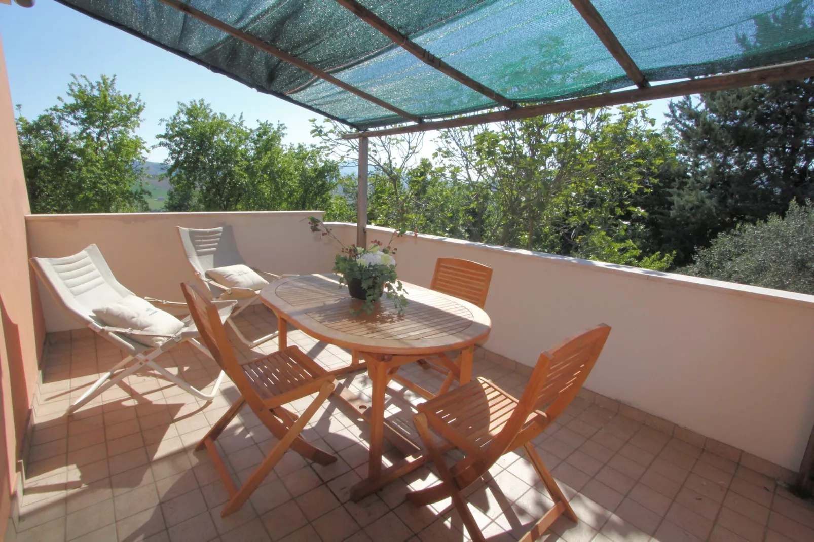 Casale le Querce-Terrasbalkon