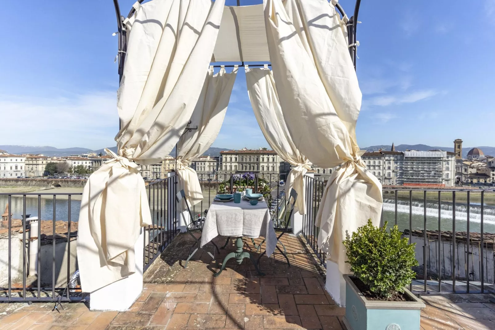 Firenze Bellosguardo-Terrasbalkon