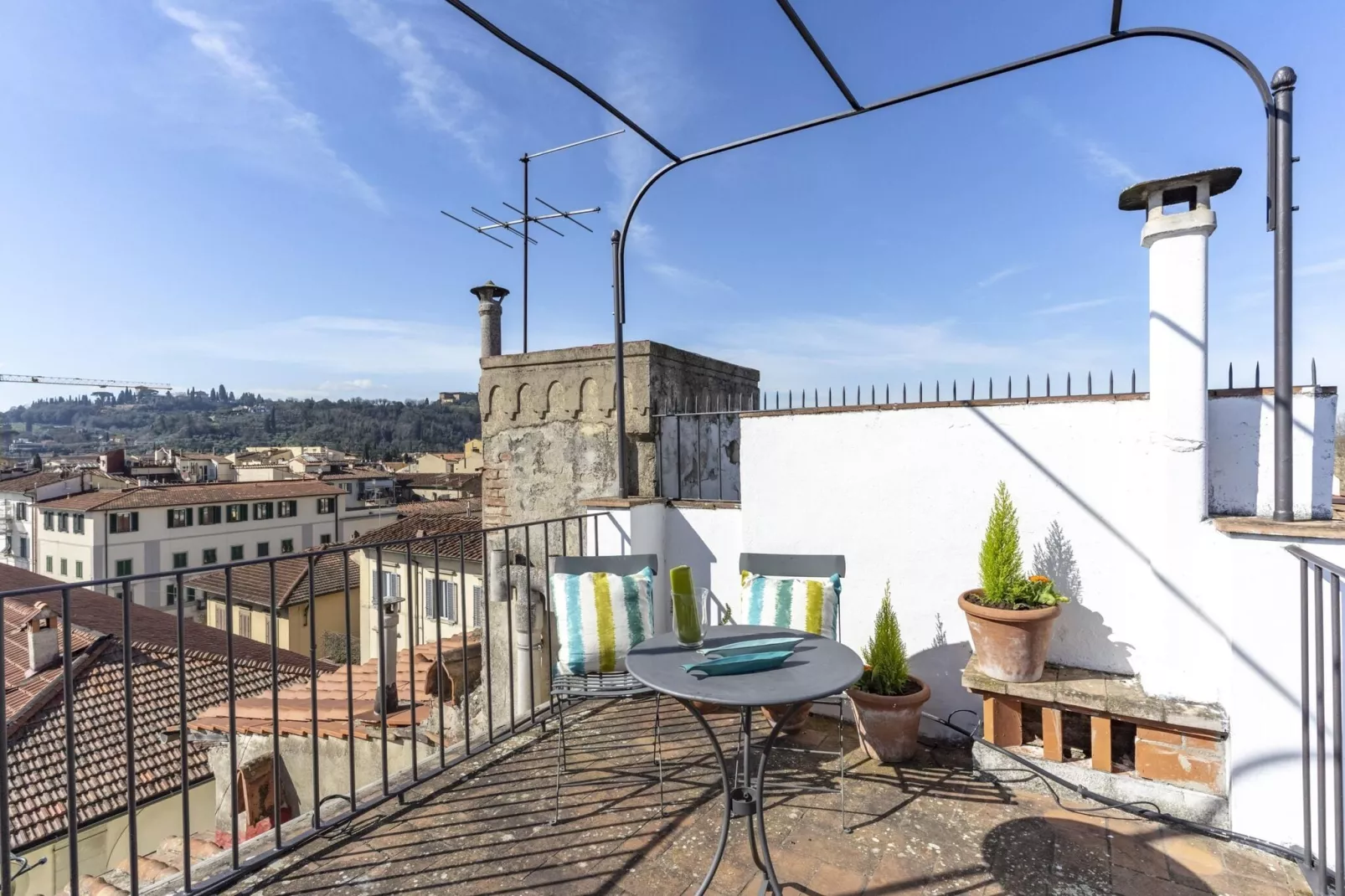 Firenze Bellosguardo-Terrasbalkon