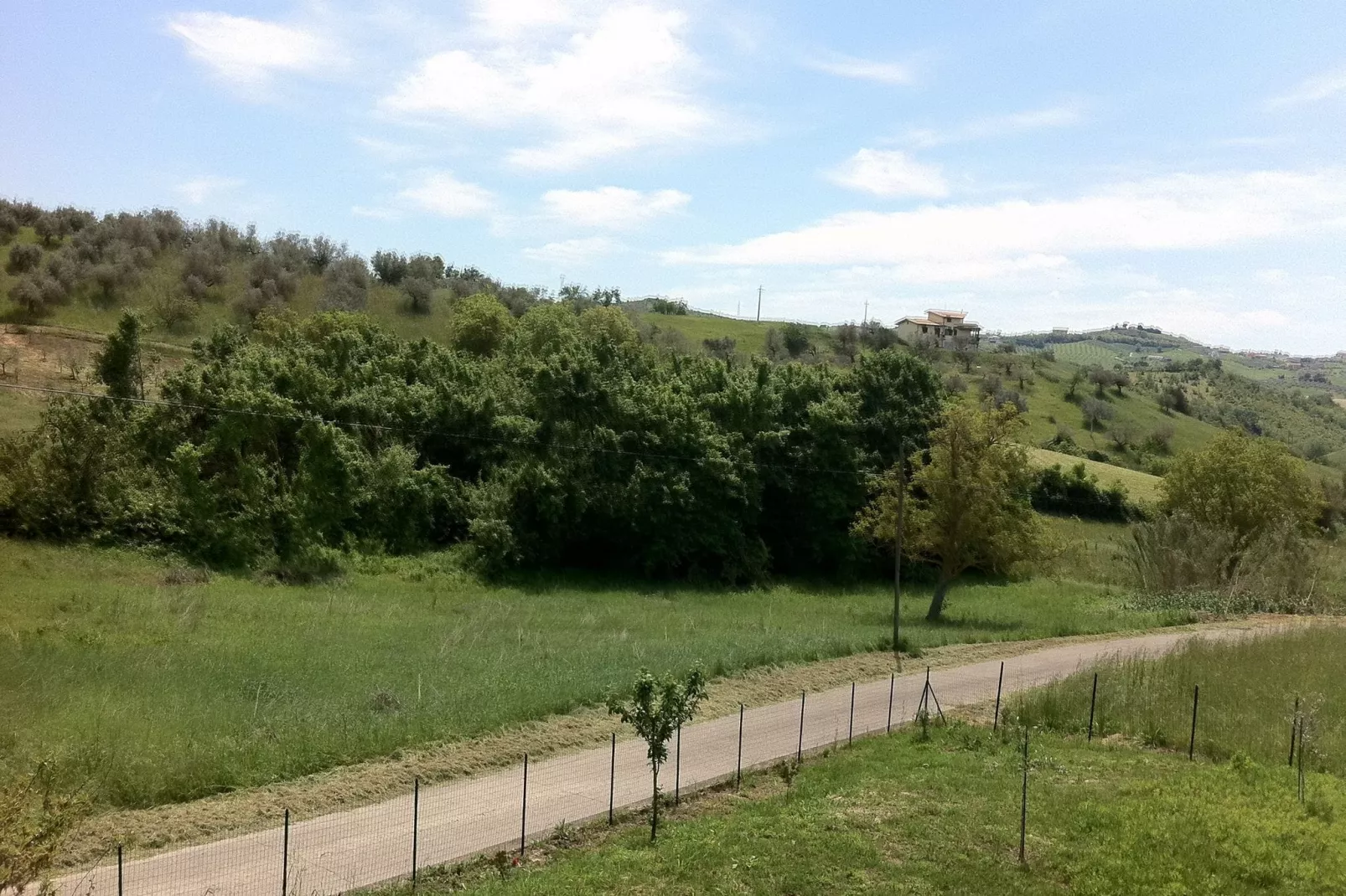 Casa Picciano-Gebieden zomer 1km