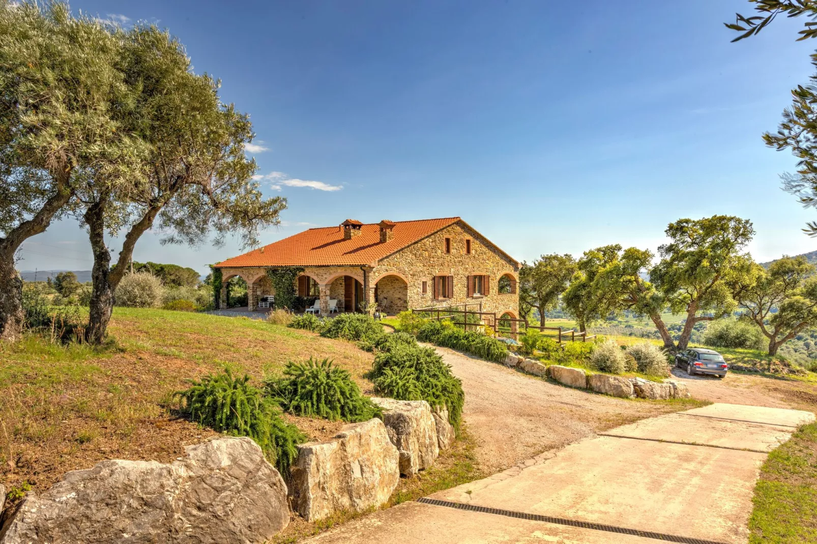 Casa Oleandri-Gebieden zomer 1km