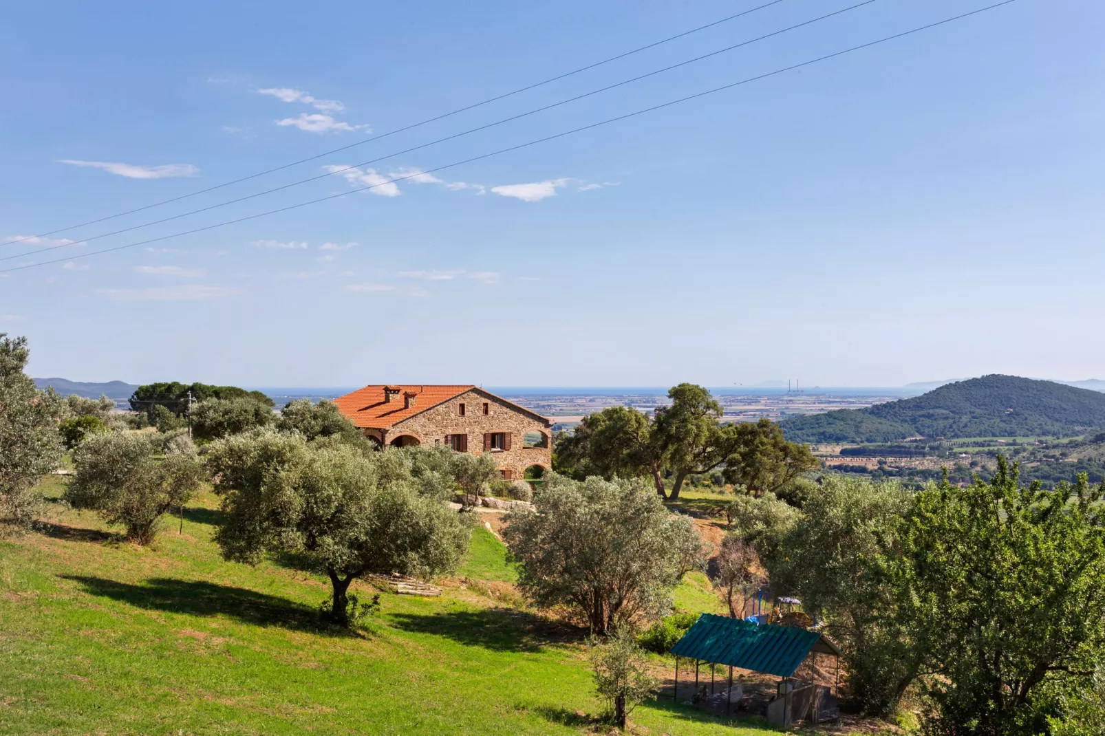 Casa Sugheri-Gebieden zomer 1km