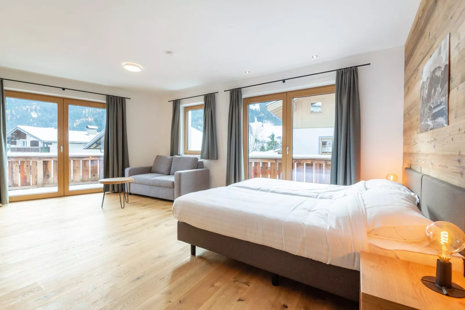 Chalet Bergerblick Wildkogel Arena-Slaapkamer