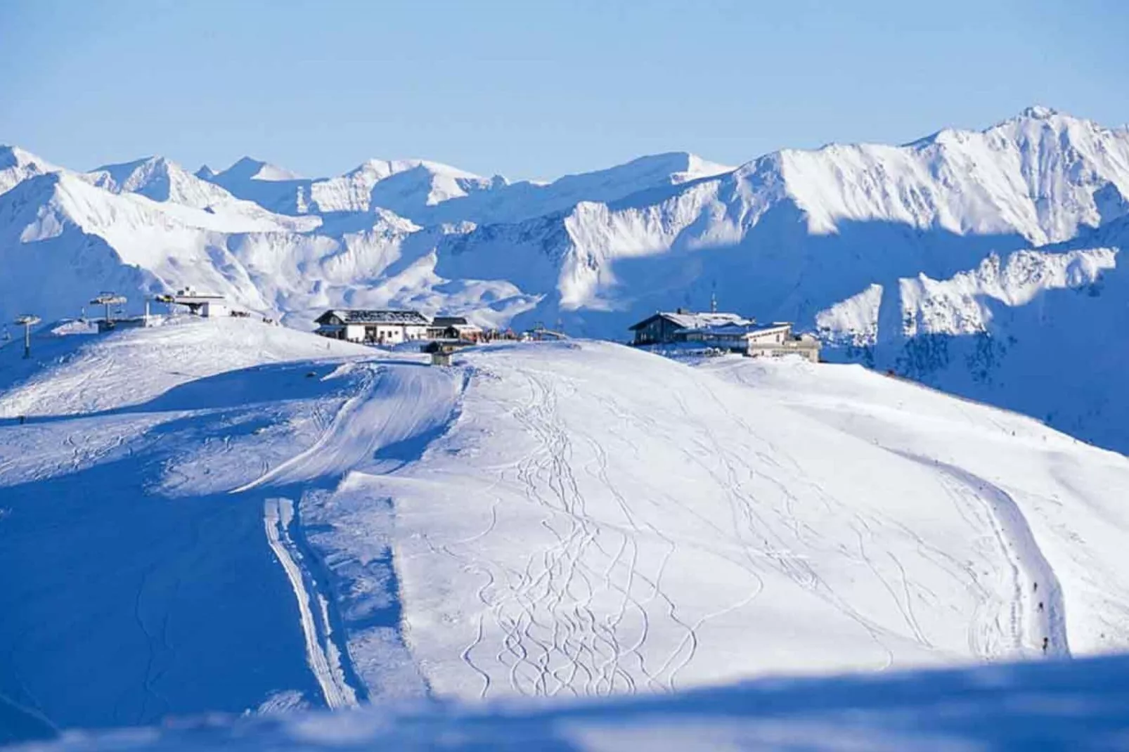 Chalet Bergerblick Wildkogel Arena-Gebied winter 1km