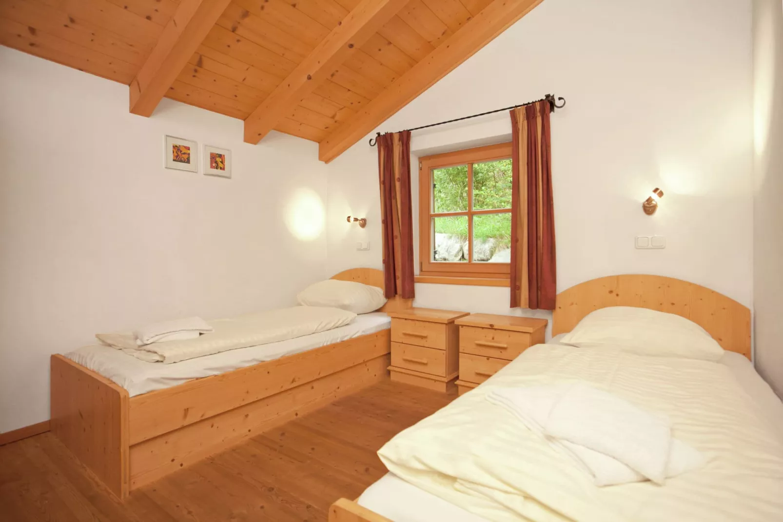 Chalets im Wald-Slaapkamer