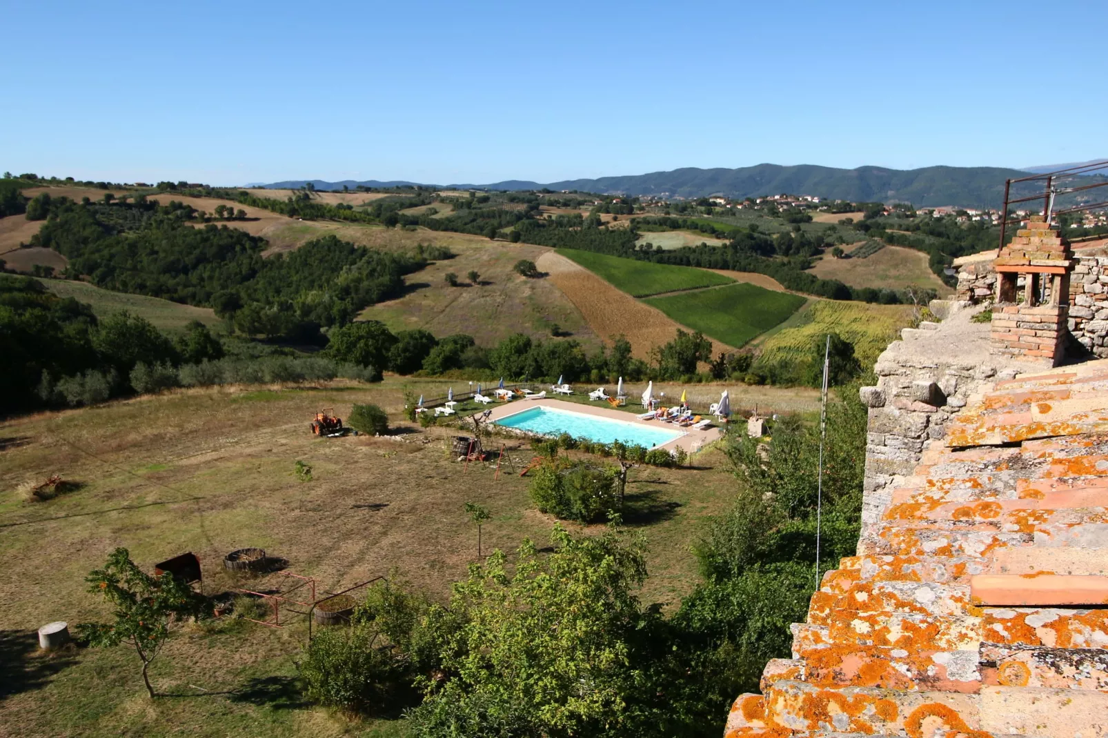 Torre Belvedere-Uitzicht zomer