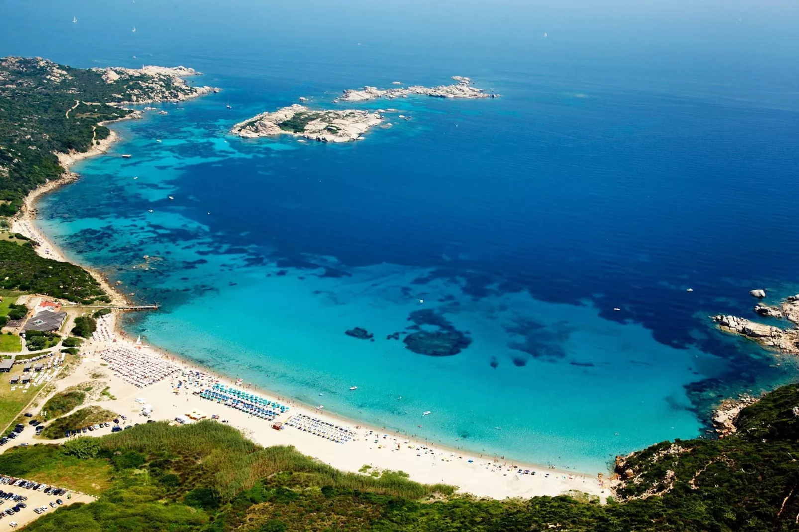 S Teresa di Gallura Quattro-Gebieden zomer 20km