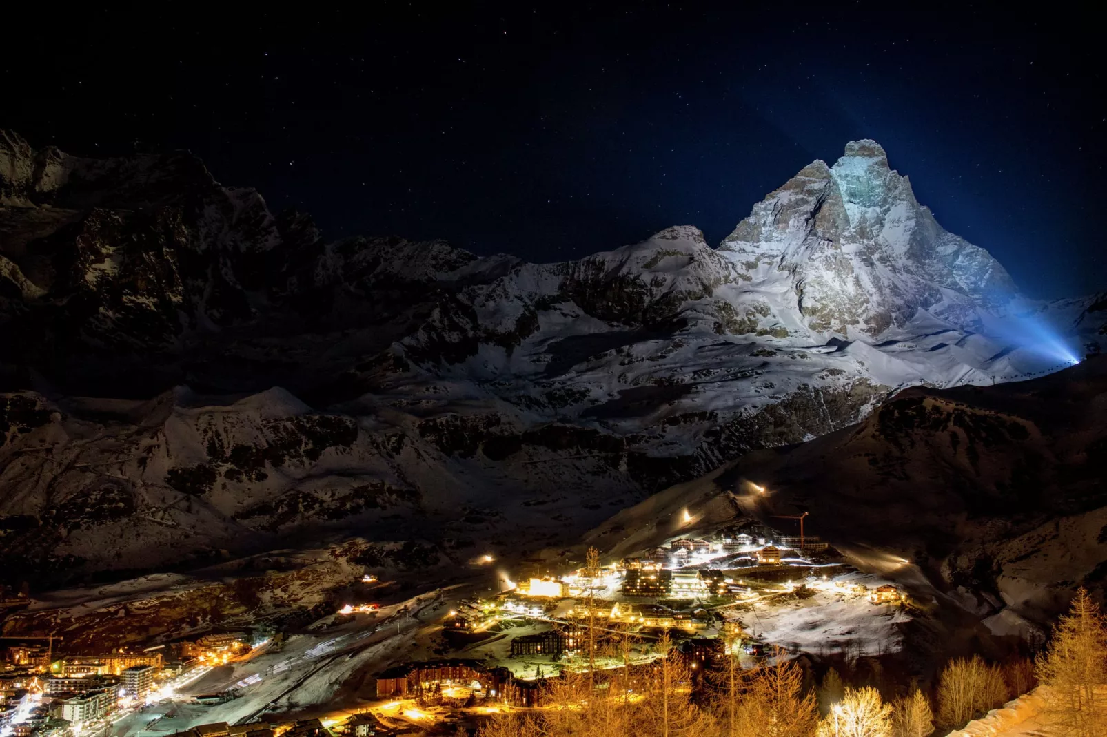 Residenza Cervinia Bilo Sei-Gebied winter 5km