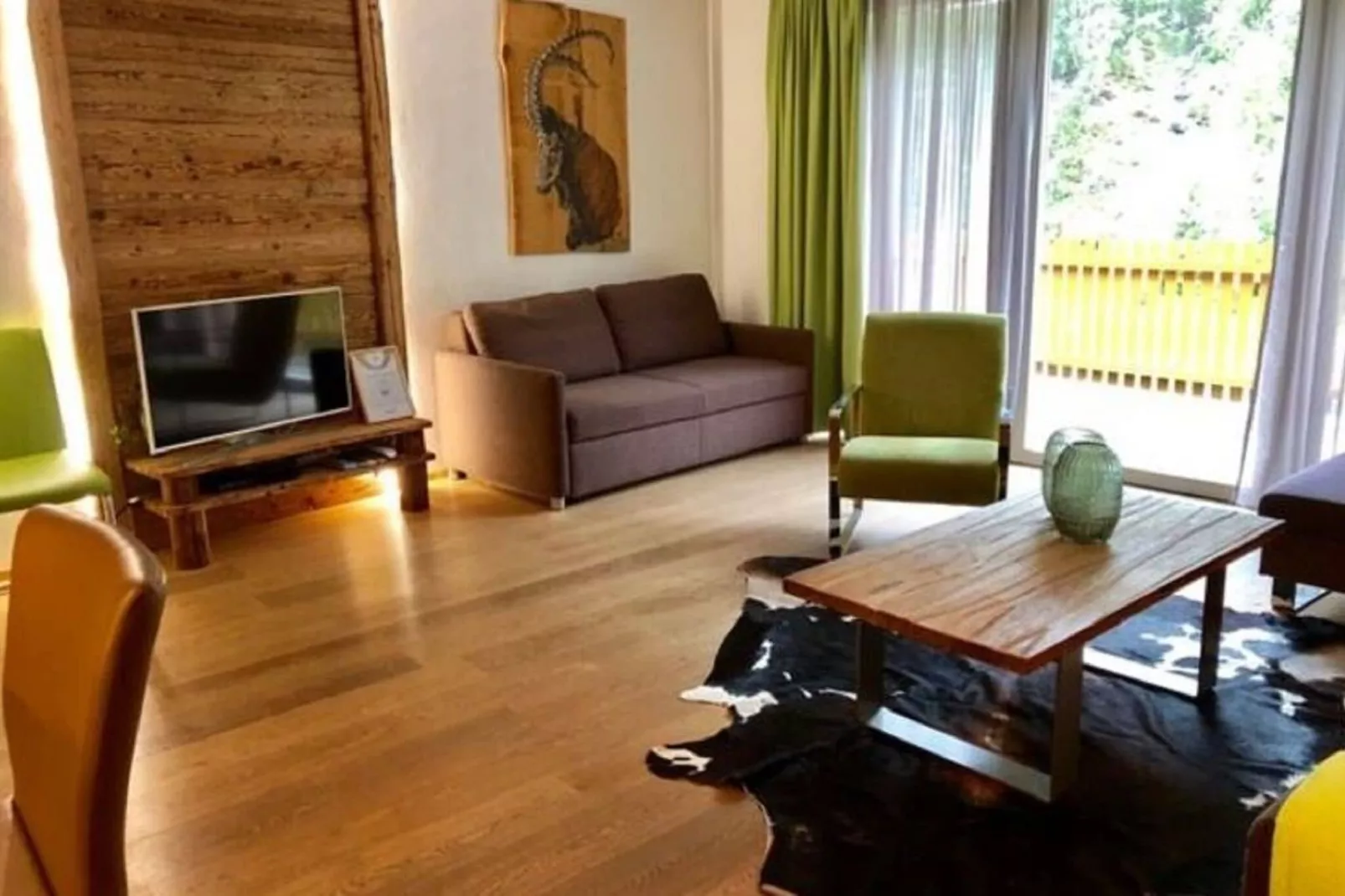 Appartement Residenz Steinbock 1A-Woonkamer