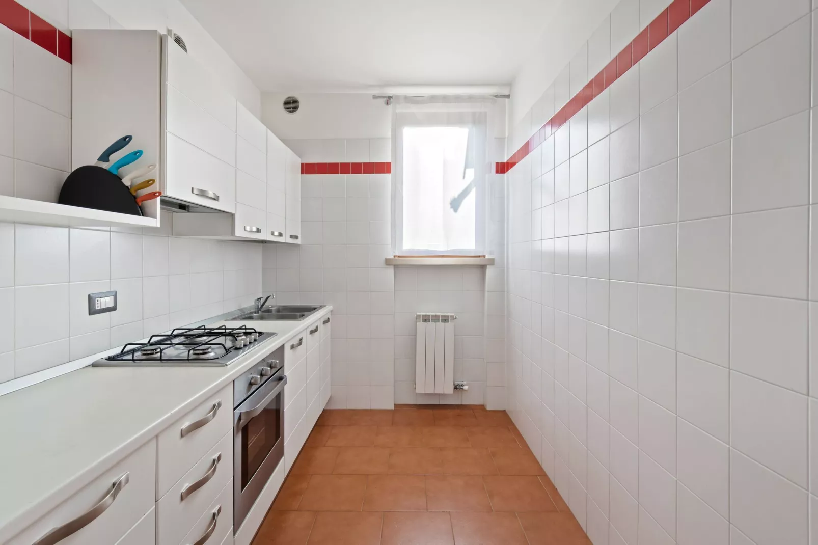 Gezellig appartement in Polpenazze del Garda met grote tuin-Keuken