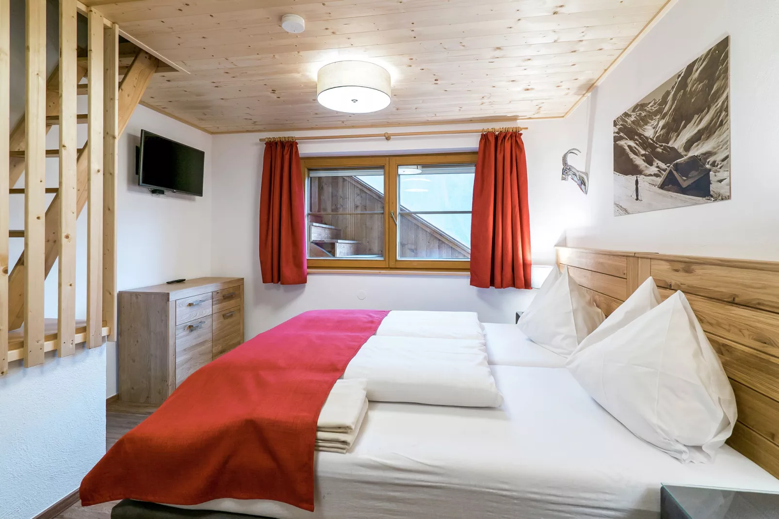 Alpensteinbock Saalbach A-Slaapkamer