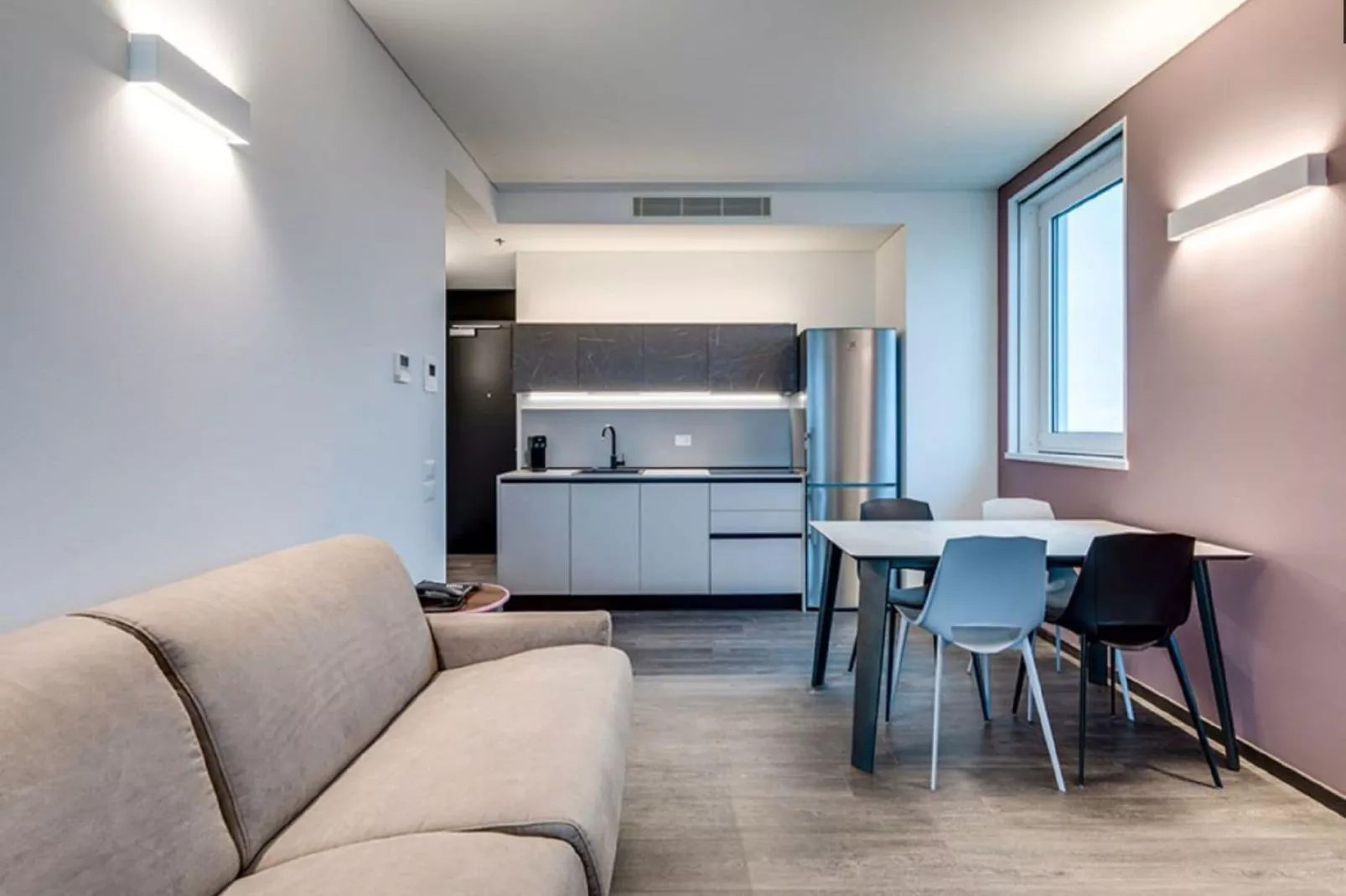 Modern appartement in Mestre vlak bij de zee-Woonkamer