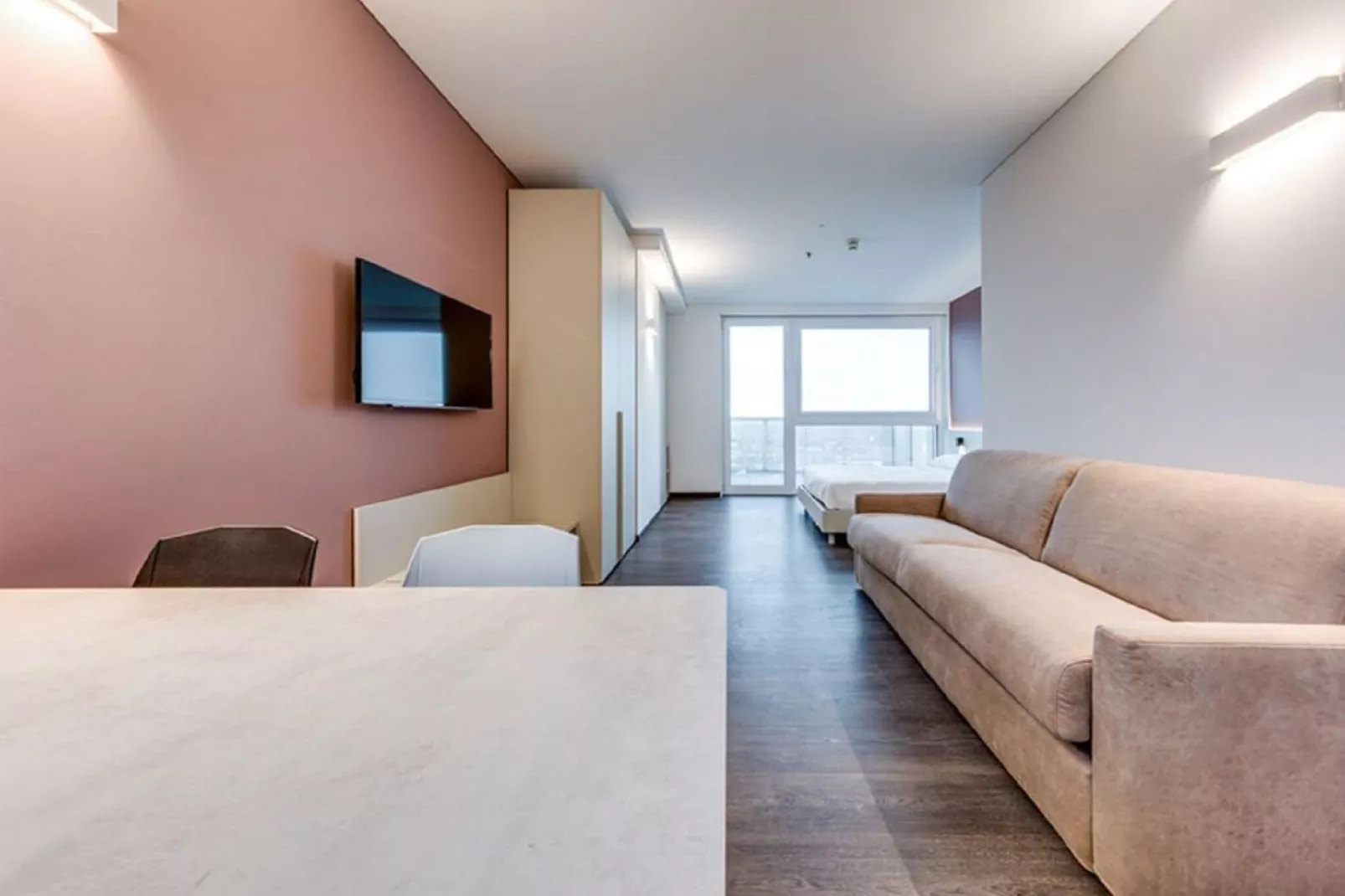 Modern appartement in Mestre vlak bij de zee-Woonkamer