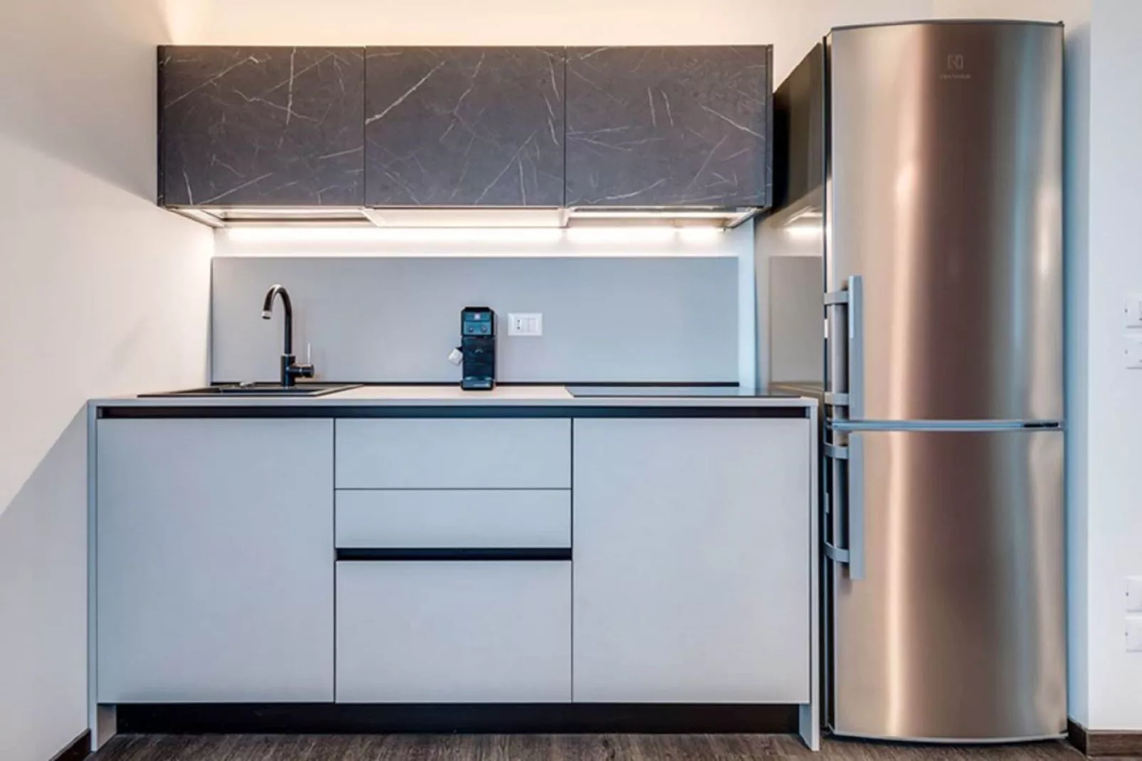 Modern appartement in Mestre vlak bij de zee-Keuken
