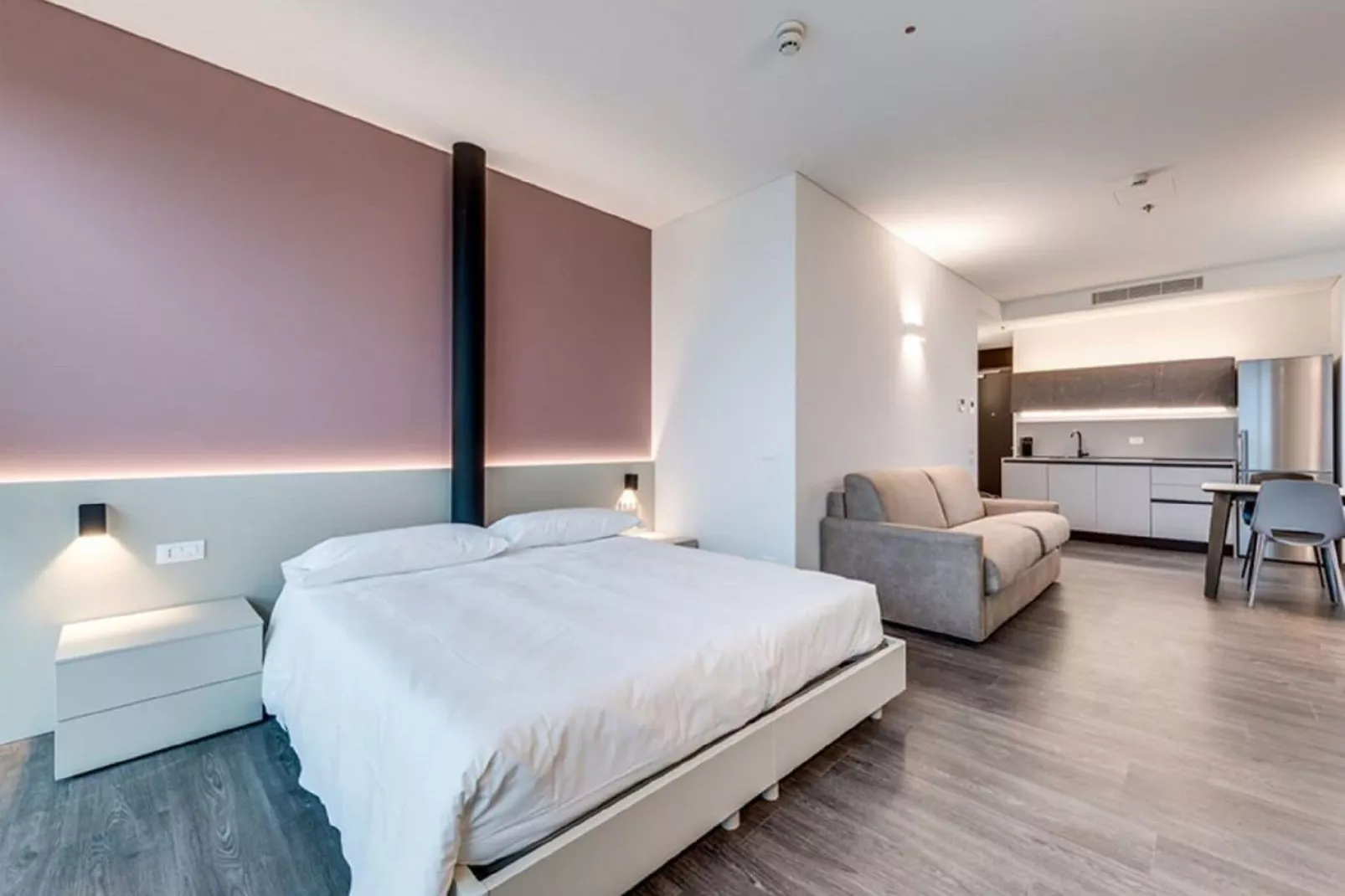 Modern appartement in Mestre vlak bij de zee-Slaapkamer