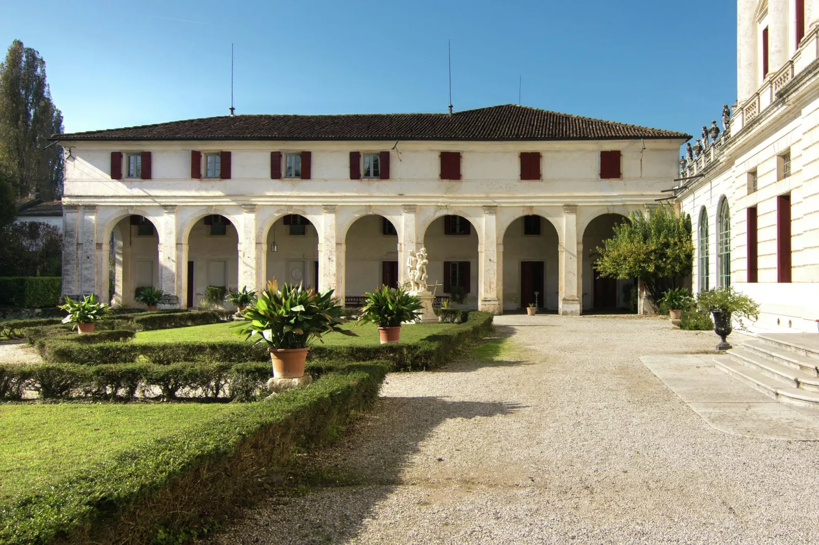 Villa Veneta Padova-Buitenkant zomer