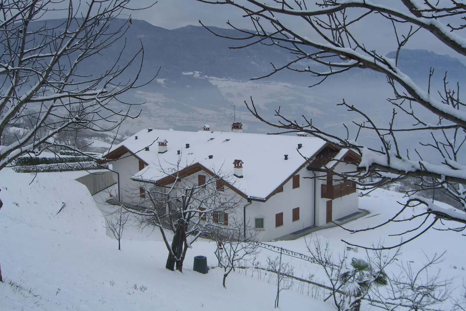 Villa Stenico-Tuin winter
