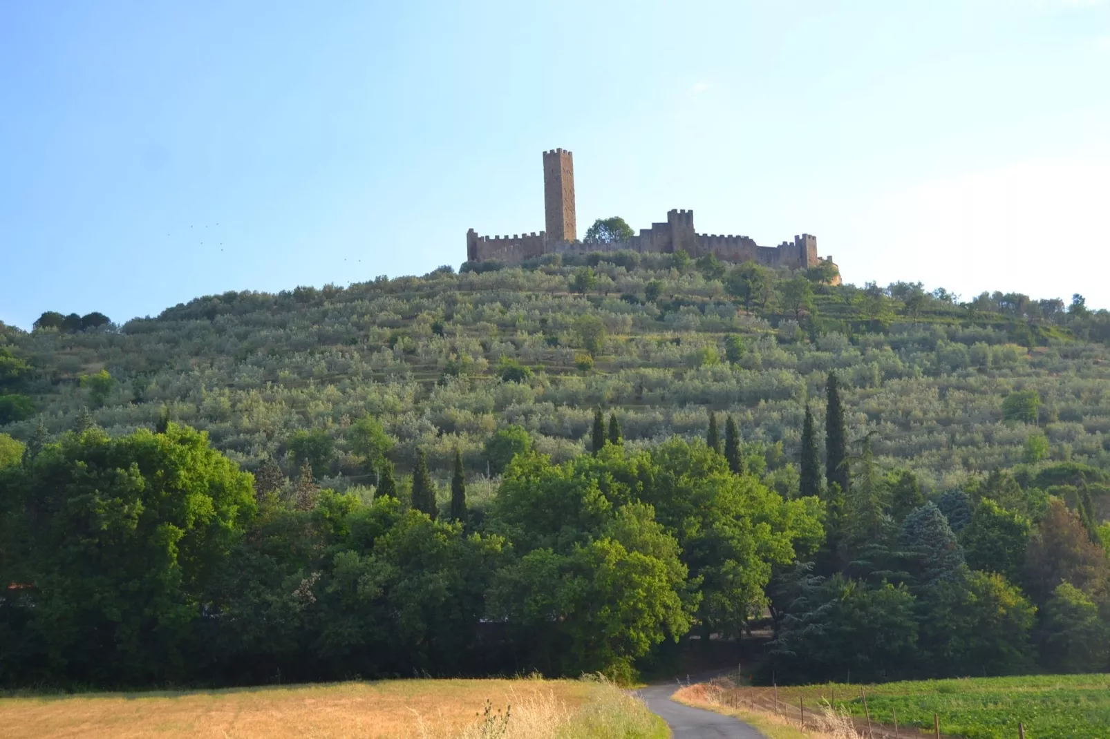 Casa Poggiolo-Gebieden zomer 1km