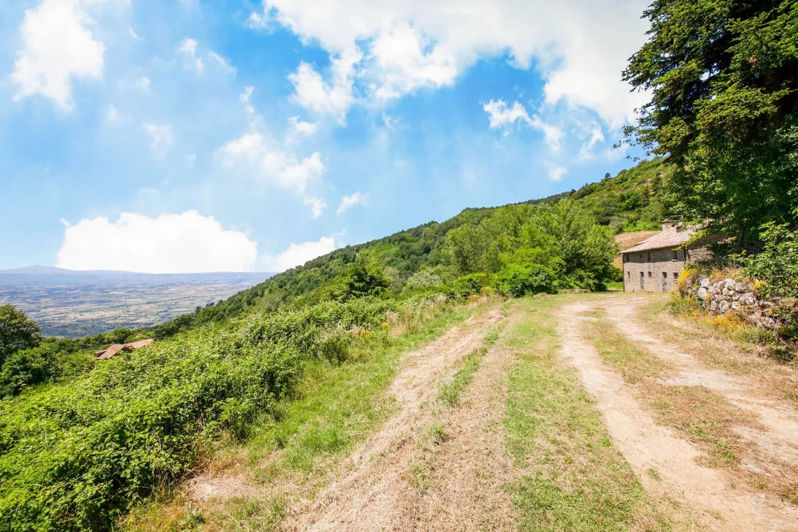 Eremo di Fieri-Gebieden zomer 1km