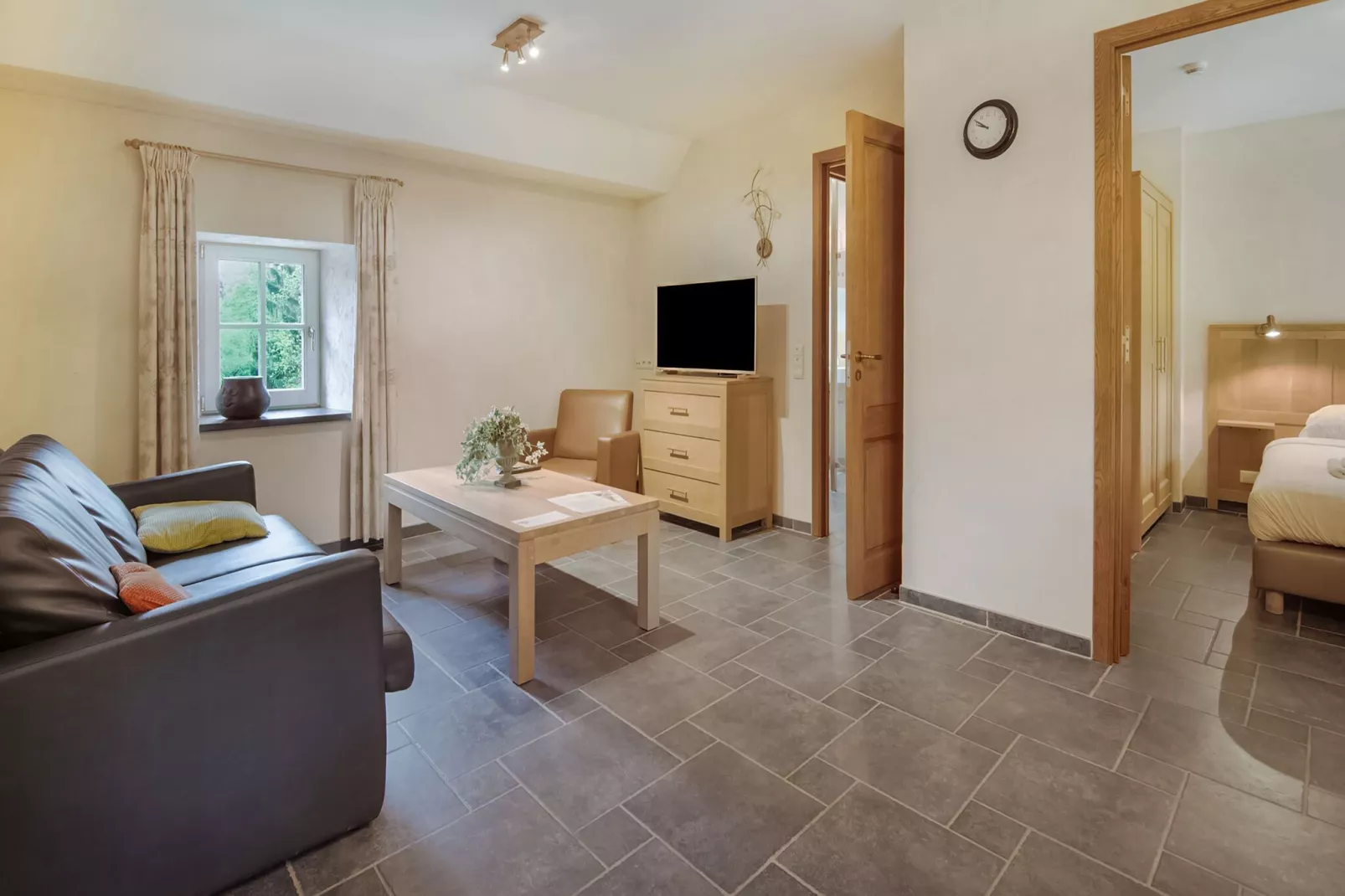 Appartement voor vier Domain Château Dieupart-Woonkamer