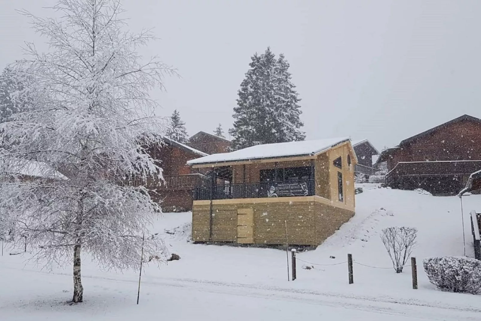 O CHALET-Exterieur winter