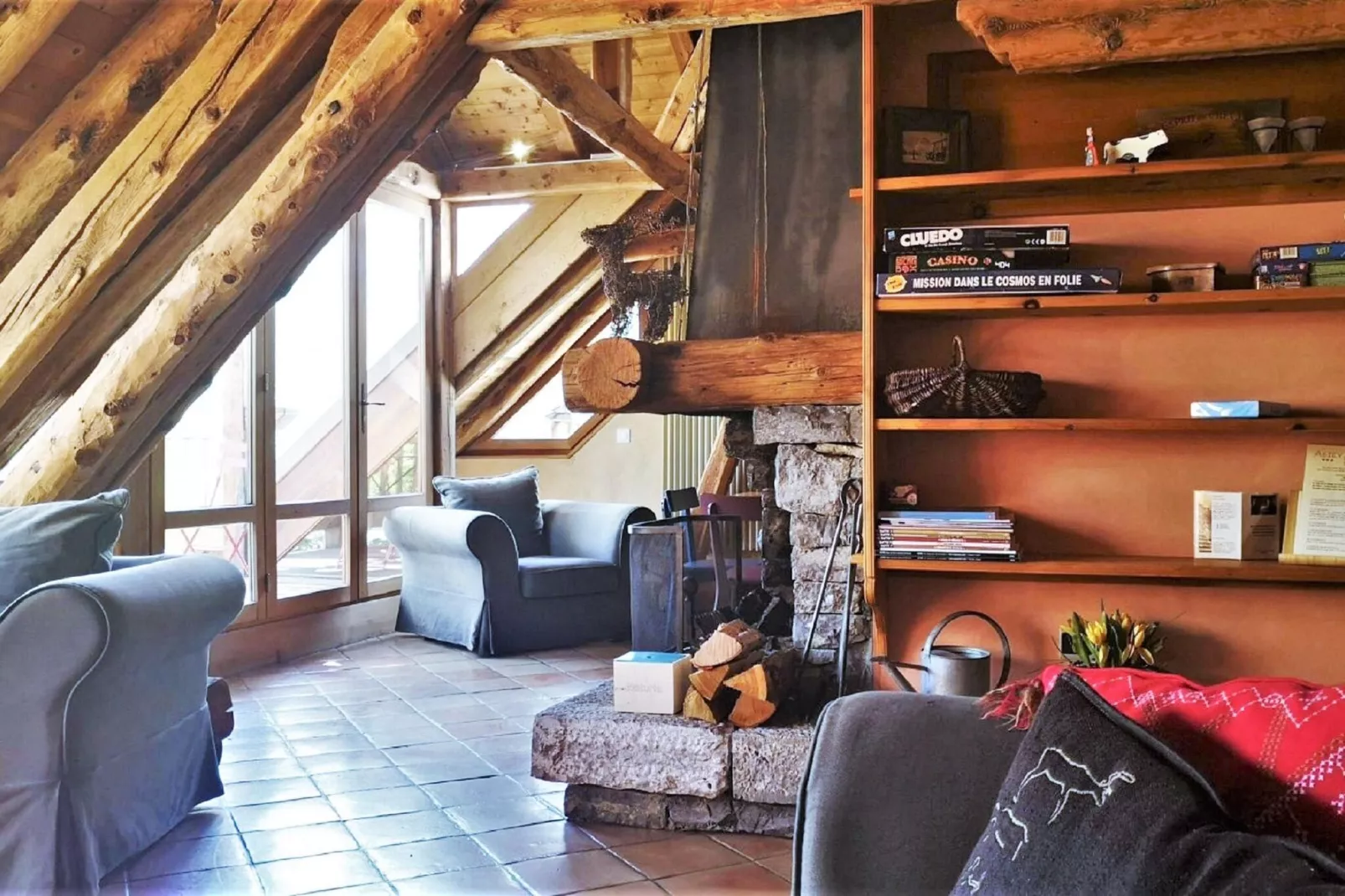 Chalet Clochettes-Woonkamer