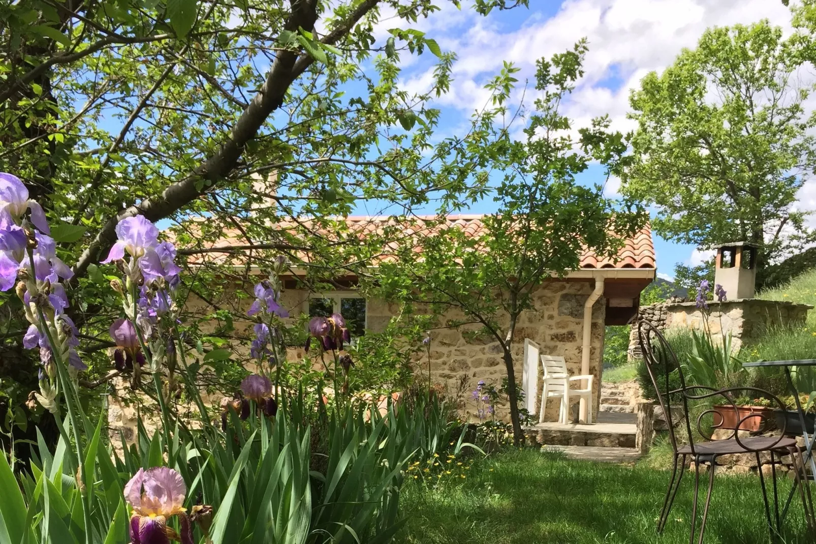 Maison de vacances - Saint-Pierre-de-Colombier-Buitenkant zomer