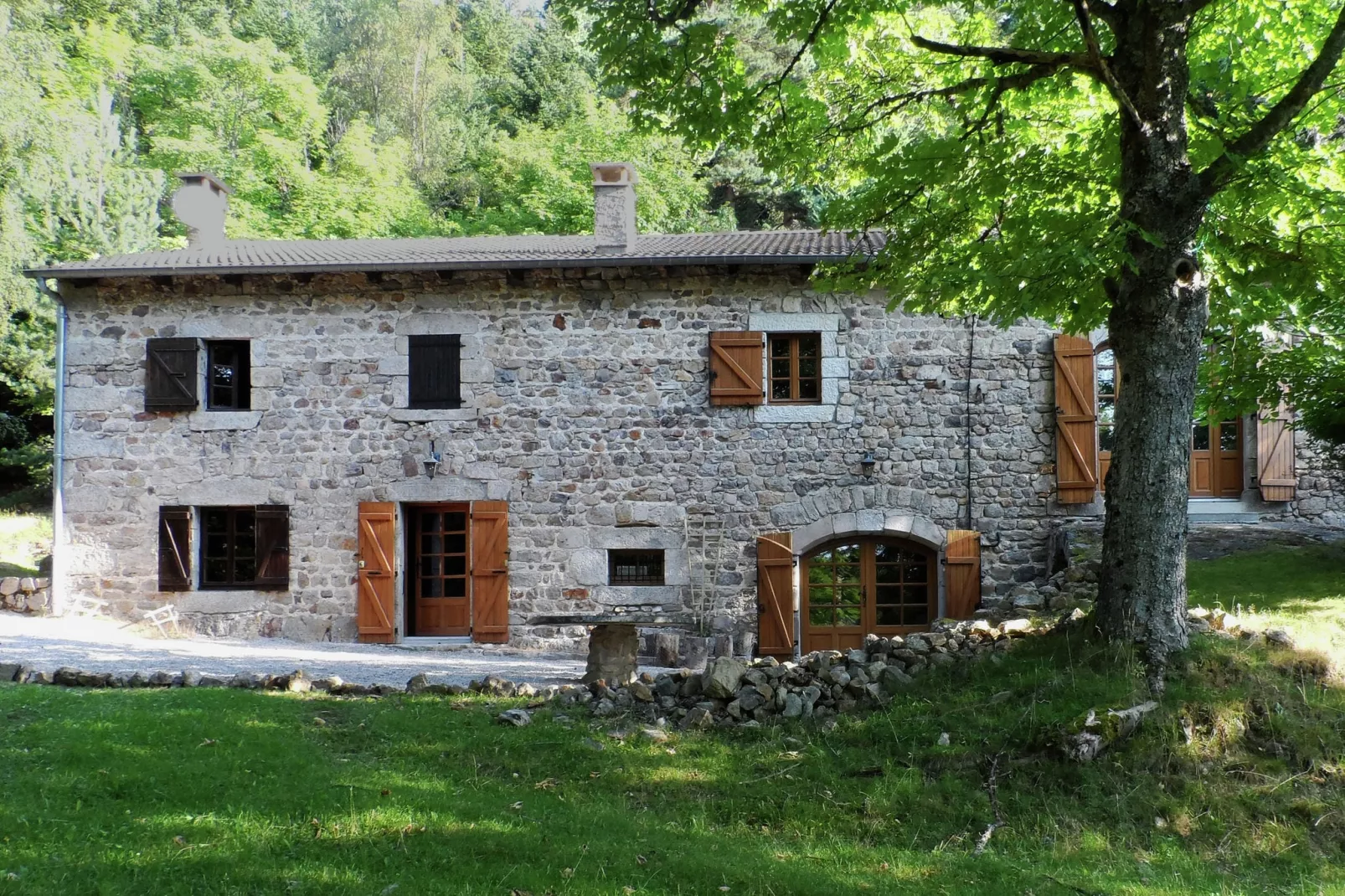 Maison de vacances - St Pierre Sur Doux-Buitenkant zomer