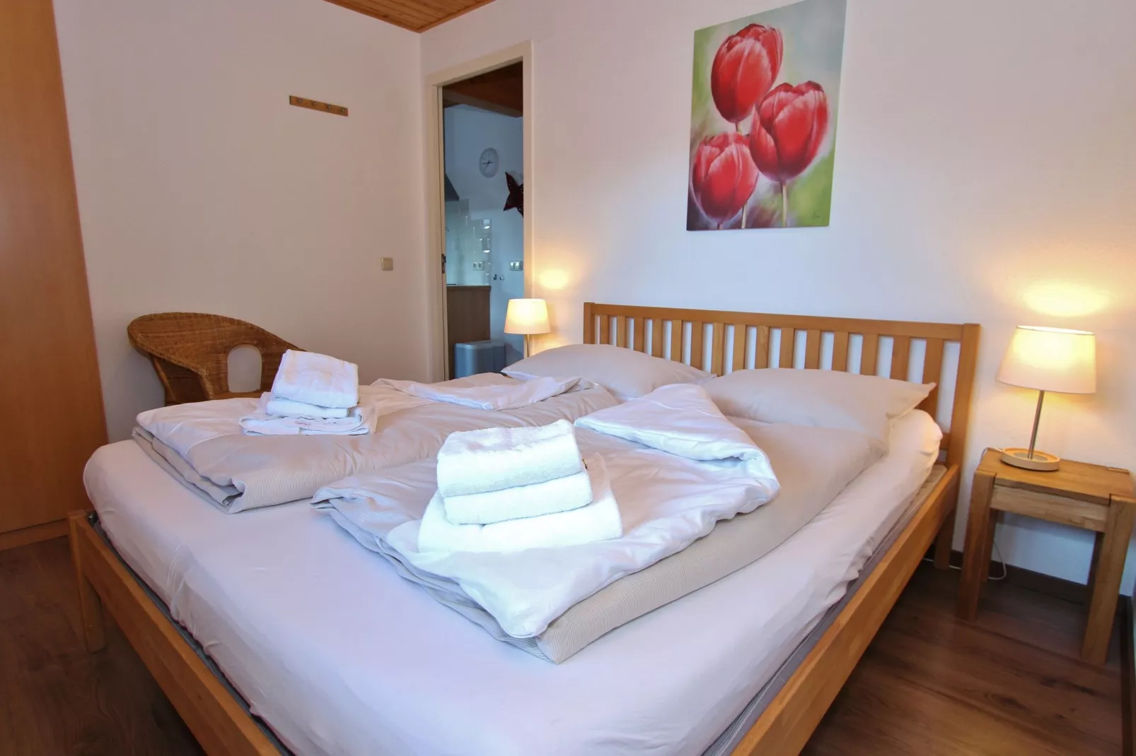 Sfeervol appartement in Maria Alm met tuin en terras-Slaapkamer