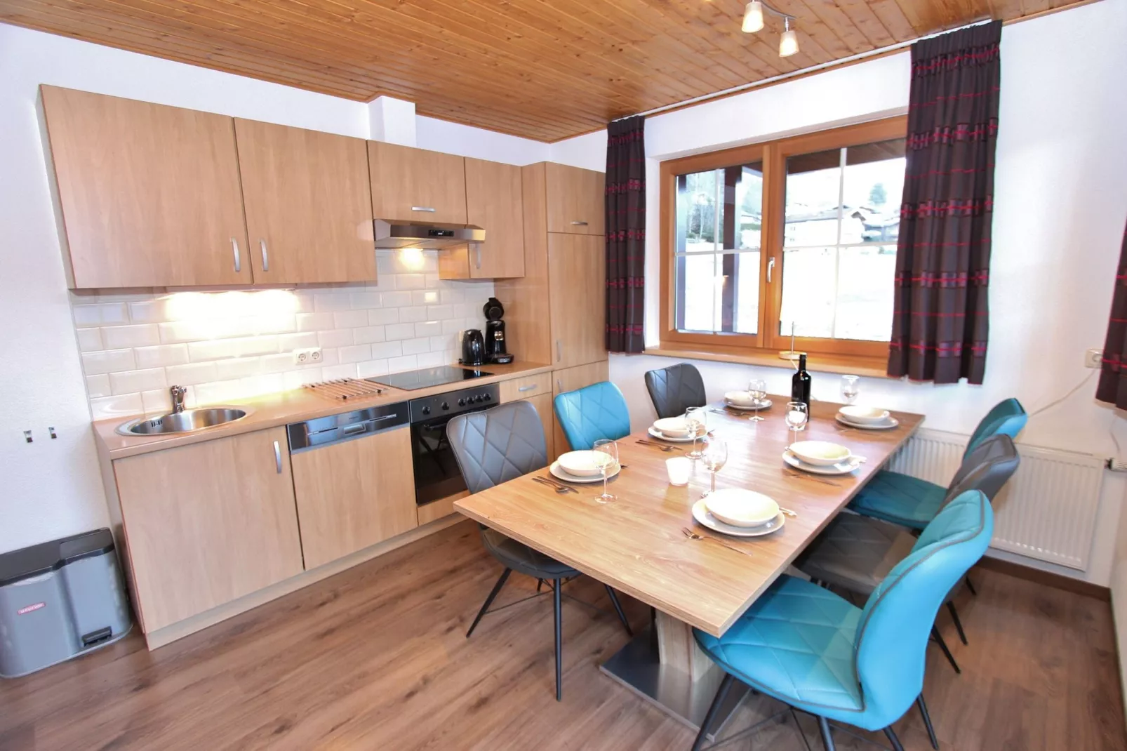 Sfeervol appartement in Maria Alm met tuin en terras-Keuken