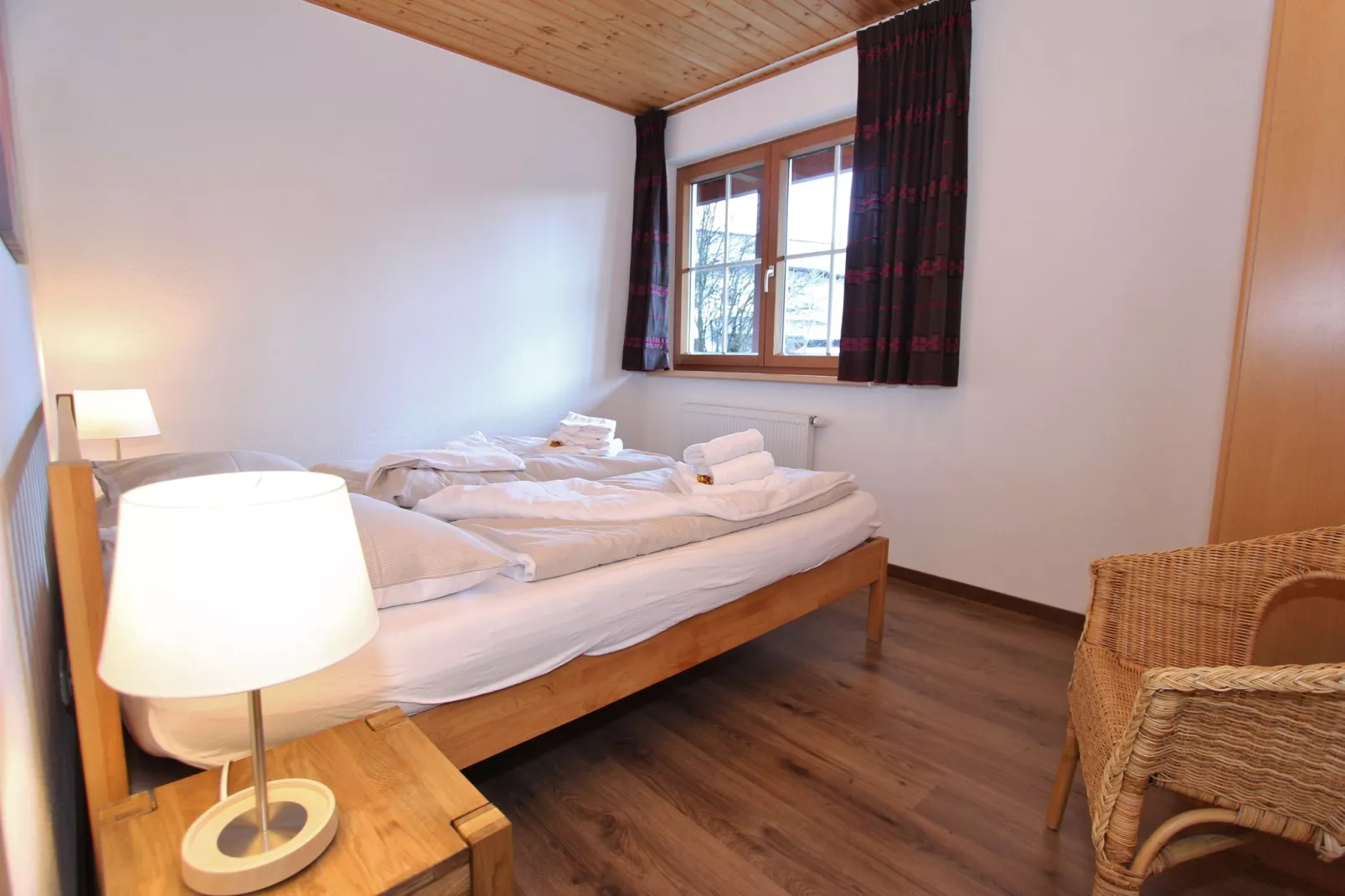 Sfeervol appartement in Maria Alm met tuin en terras-Slaapkamer