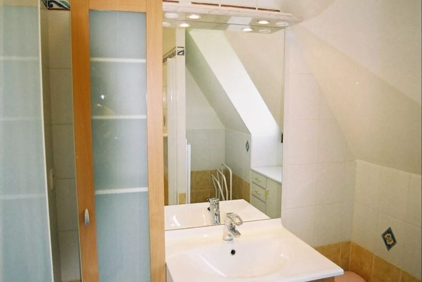 Maison 6 pers piscine partagée-Badkamer