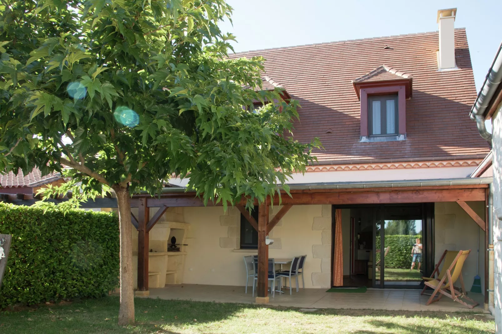 Parc Les Marrons 5 pers Tulipe-Buitenkant zomer
