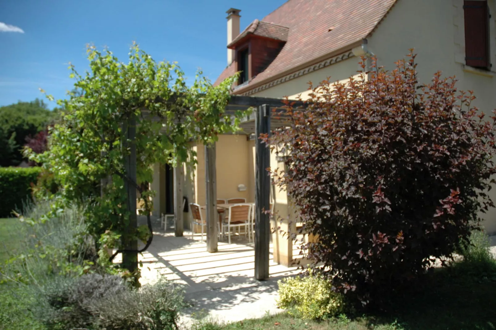 Maison 6 pers Rose-Buitenkant zomer