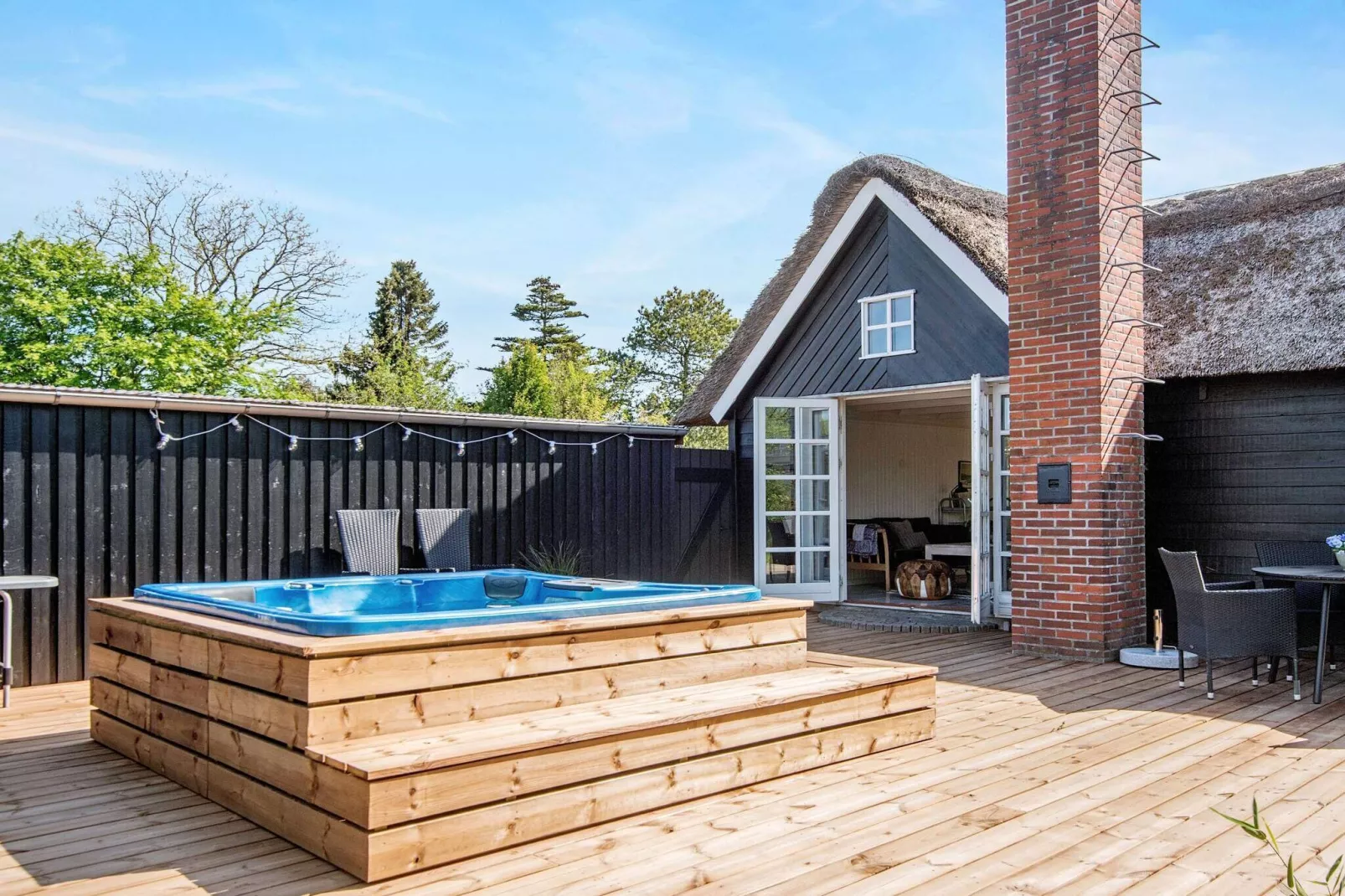 8 persoons vakantie huis in Børkop-Uitzicht