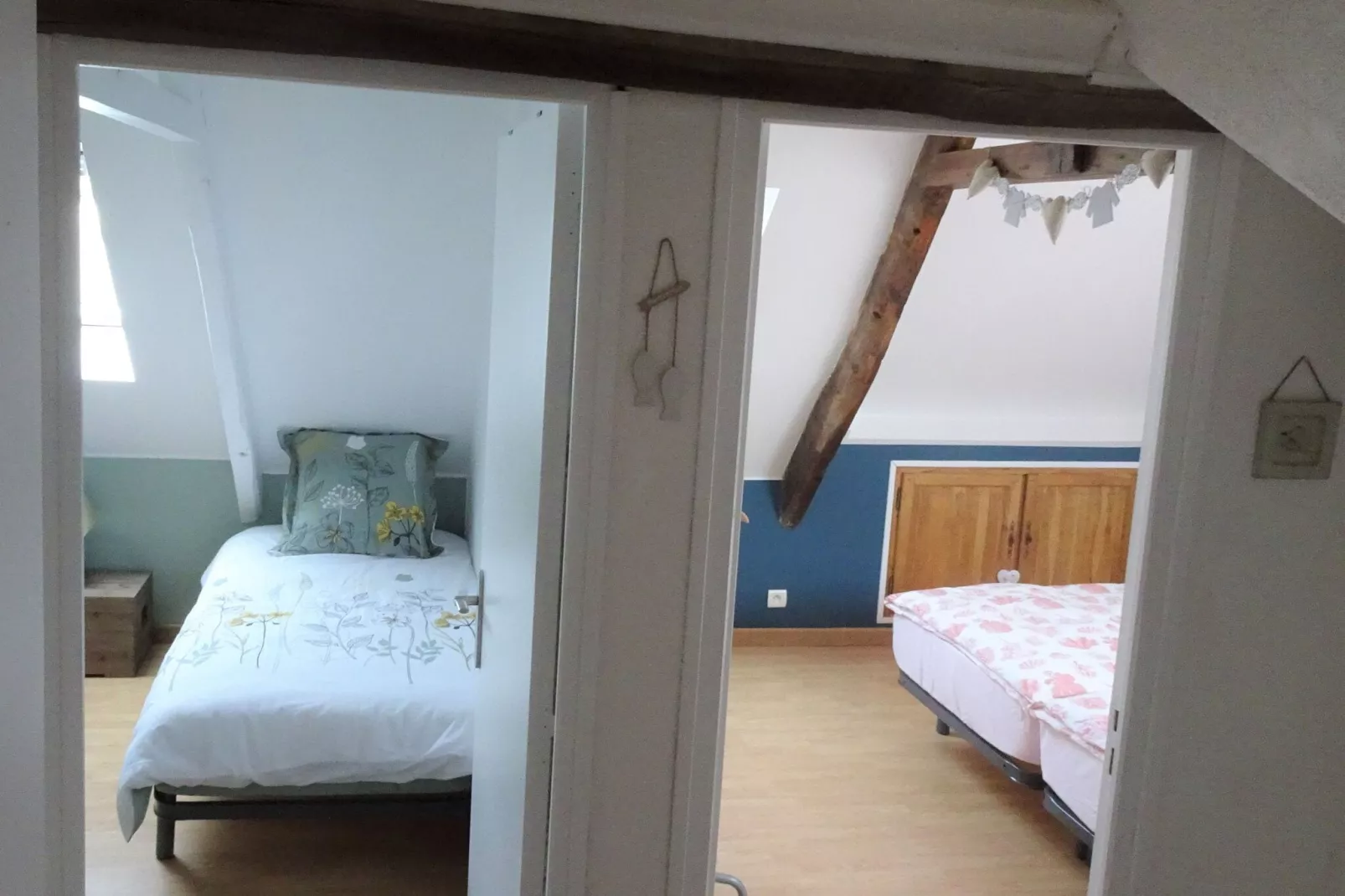 Appartement en duplex Plougasnou-Slaapkamer