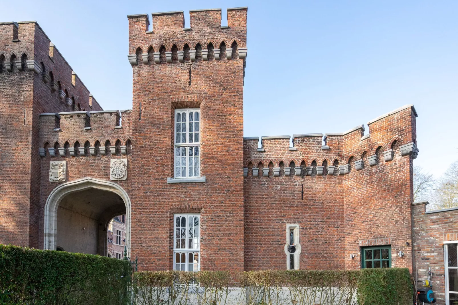 Poorthuys Kasteel Wissekerke-Buitenkant zomer