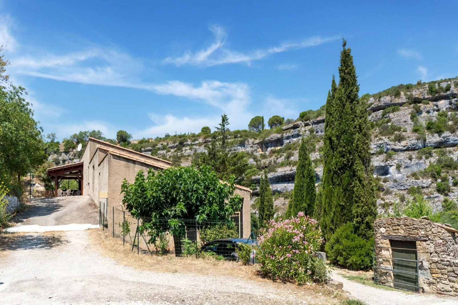 Villa Les Gorges-Buitenkant zomer