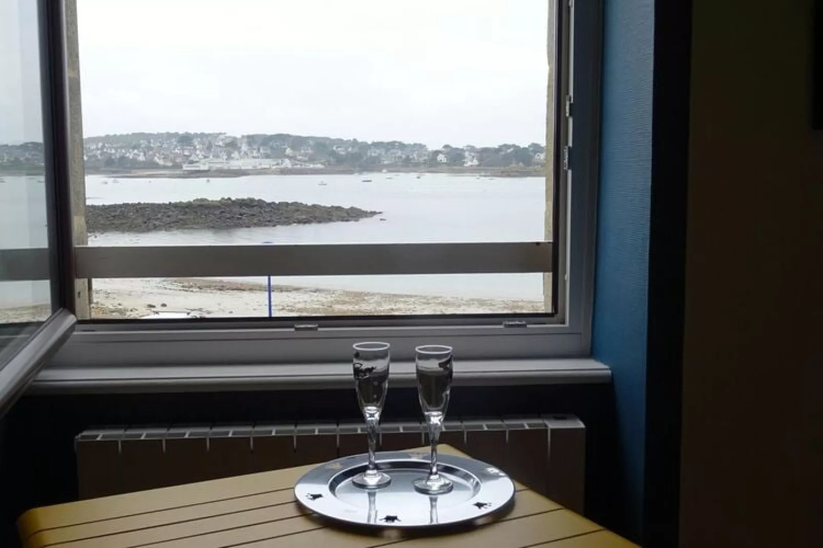 Studio apartment Plougasnou-Uitzicht zomer