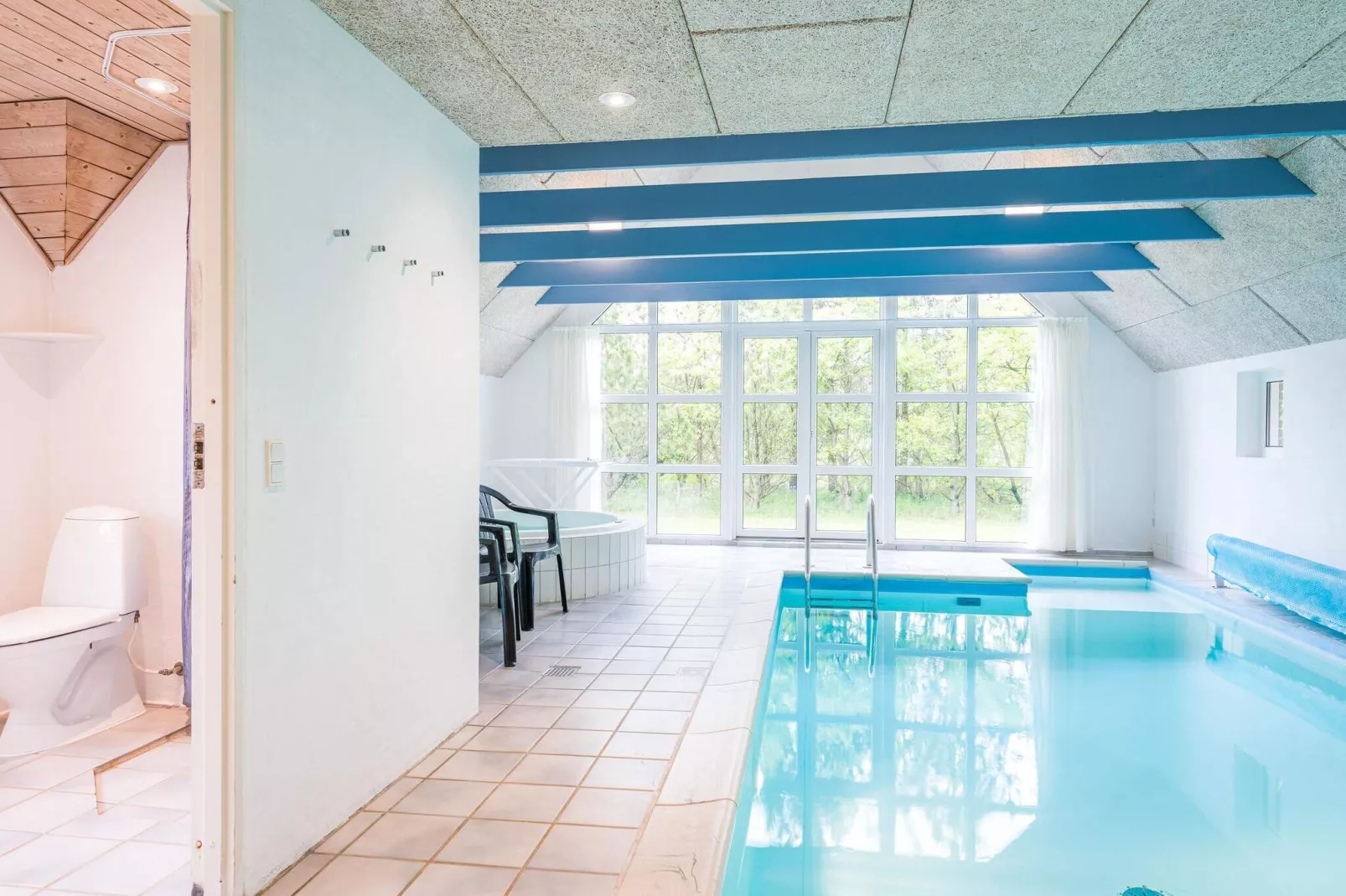 10 persoons vakantie huis in Nørre Nebel-Zwembad