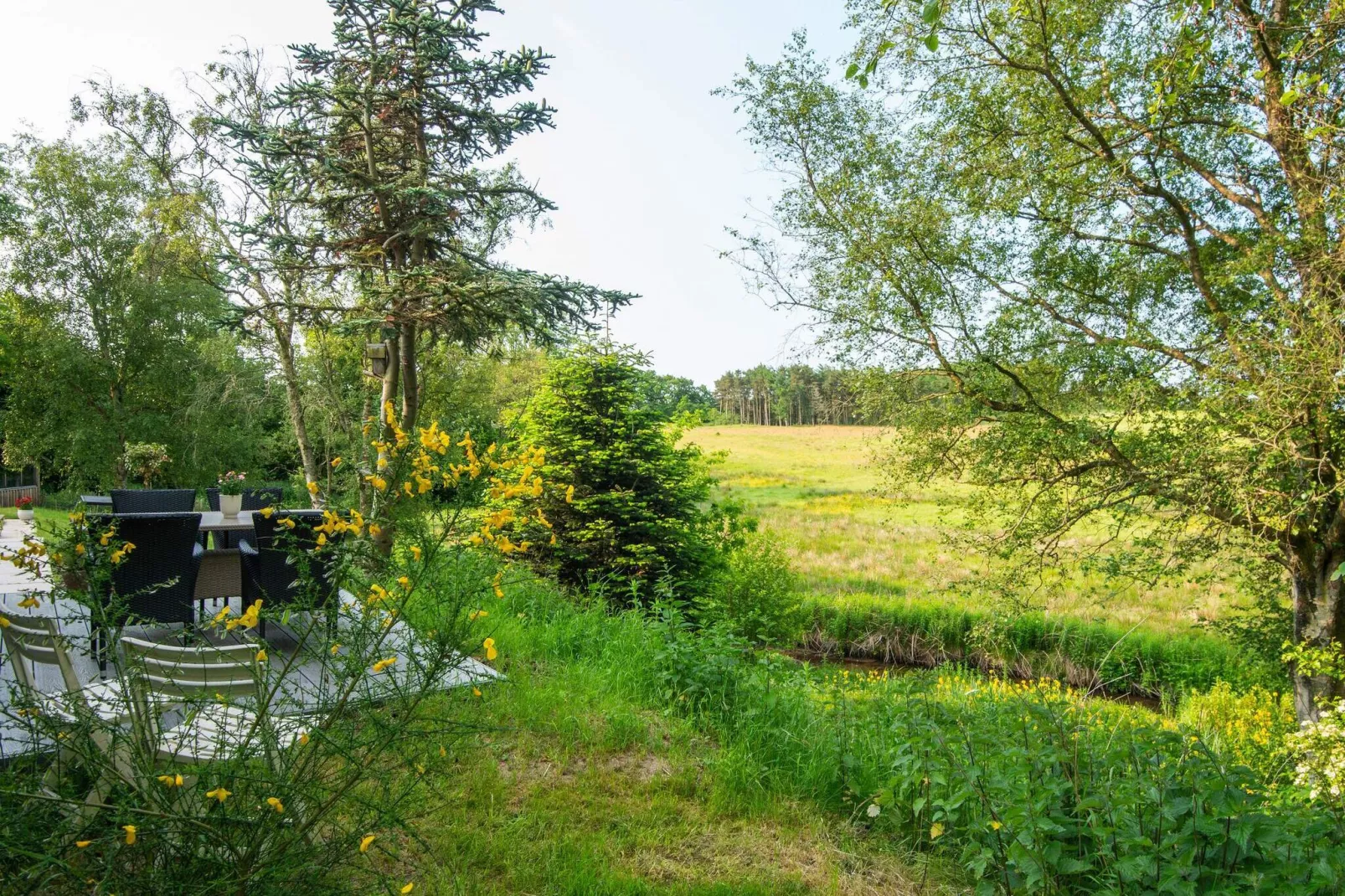 Rustige rivieroever toevluchtsoord-By Traum-Uitzicht