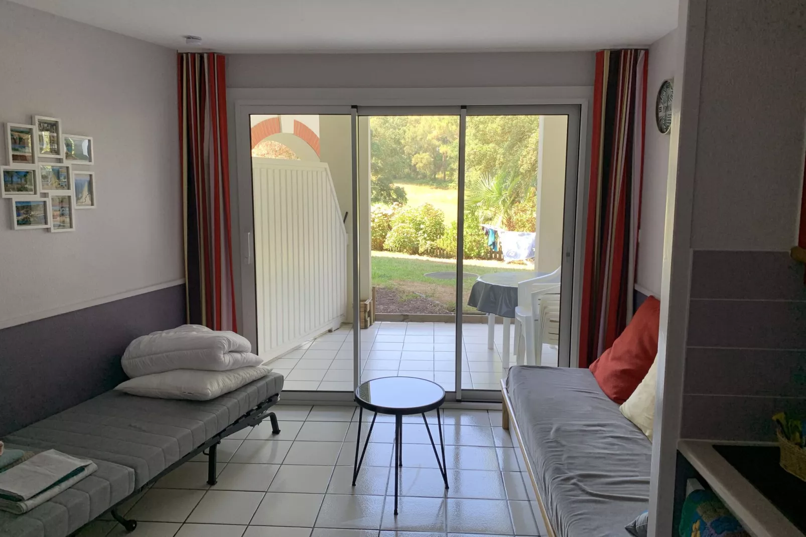 Appartement entre Golf et Océan-Terrasbalkon