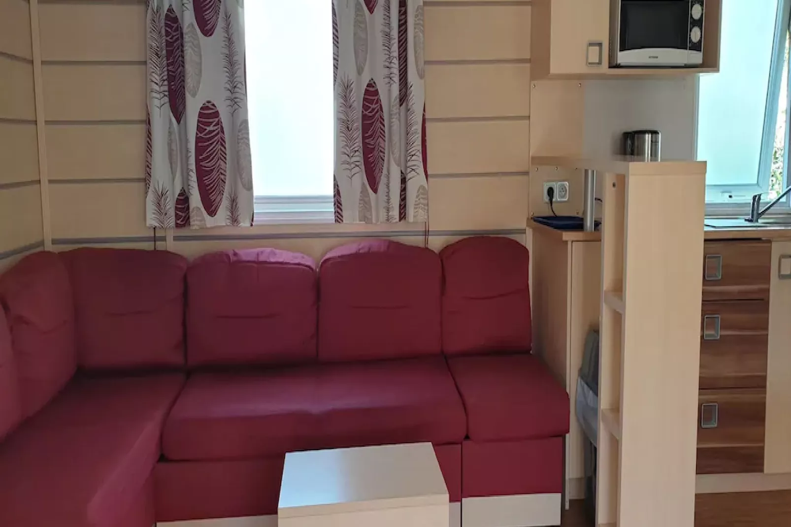 MobilHome Elegance 3 Chambres-Woonkamer