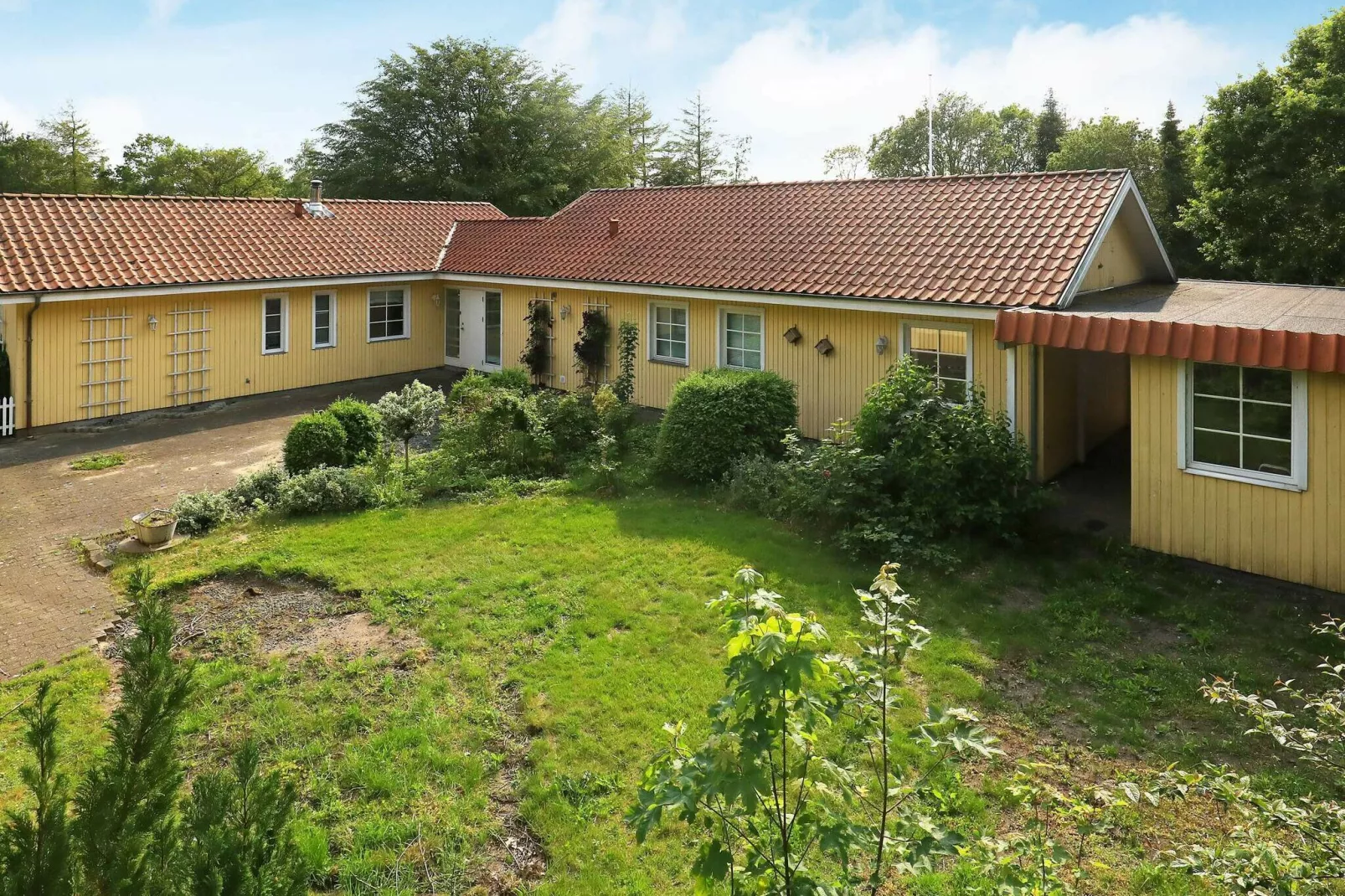 Unieke cottage in Skals met een parkachtige tuin-Buitenlucht