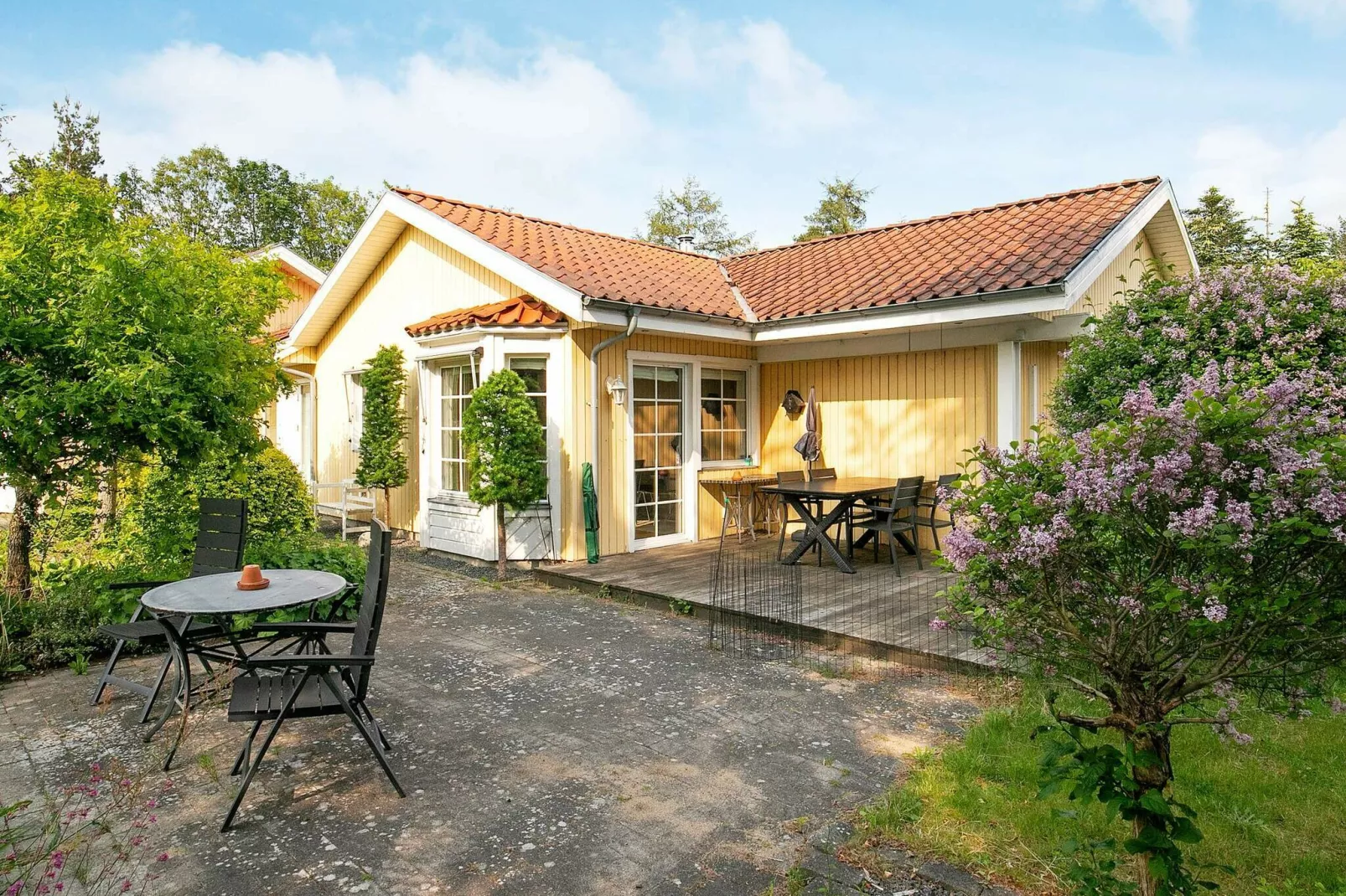 Unieke cottage in Skals met een parkachtige tuin-Uitzicht