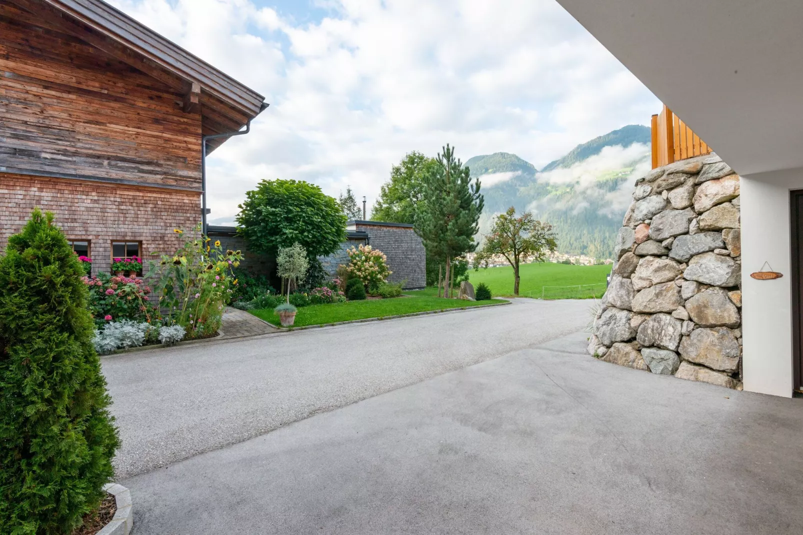Haus Dengg-Gebieden zomer 1km