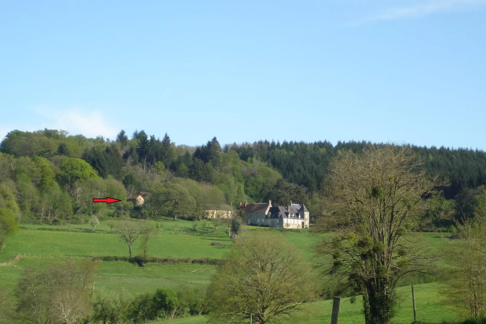 Laiterie du manoir de Thard-Gebieden zomer 1km